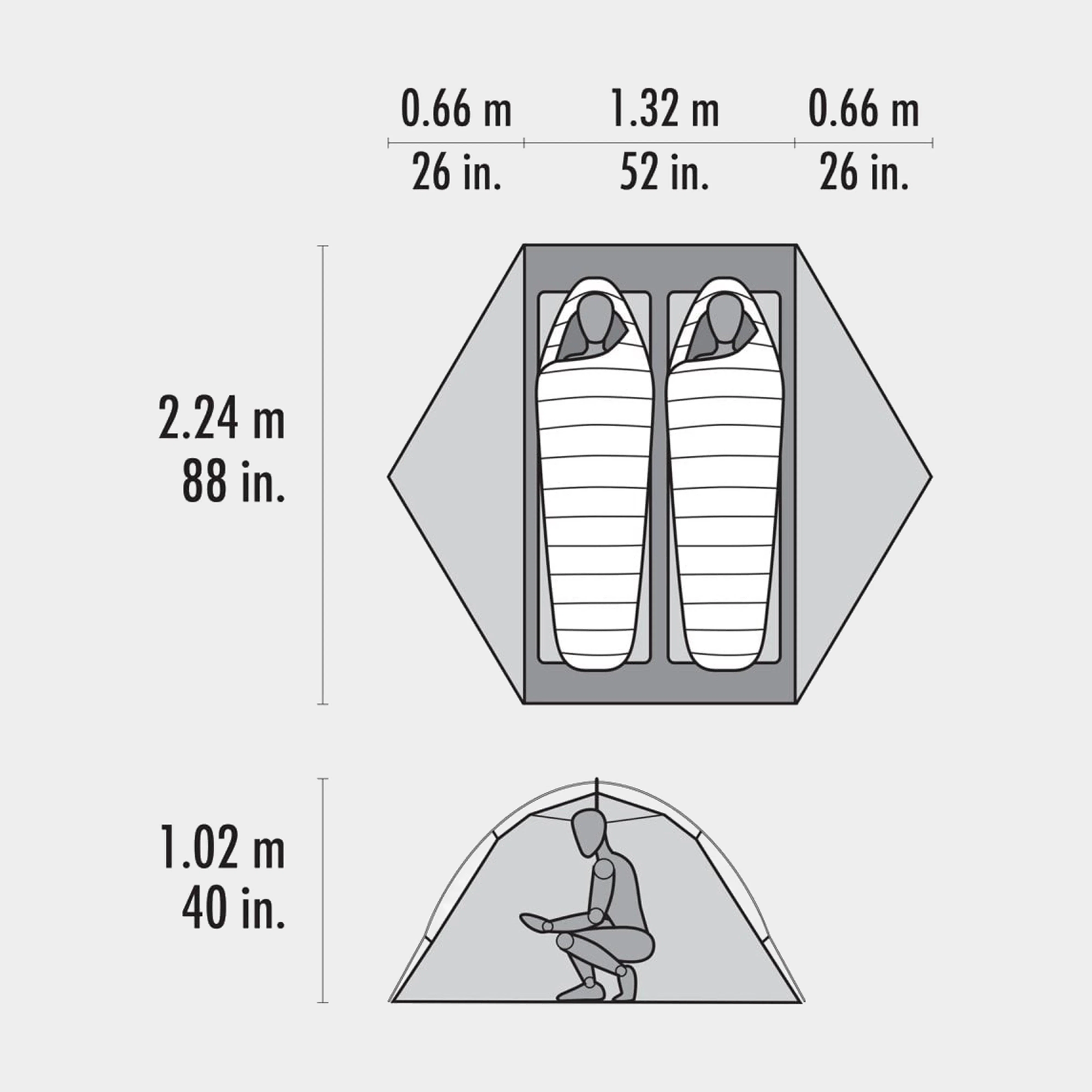 Hubba Hubba LT 2 Person Tent - Image 2