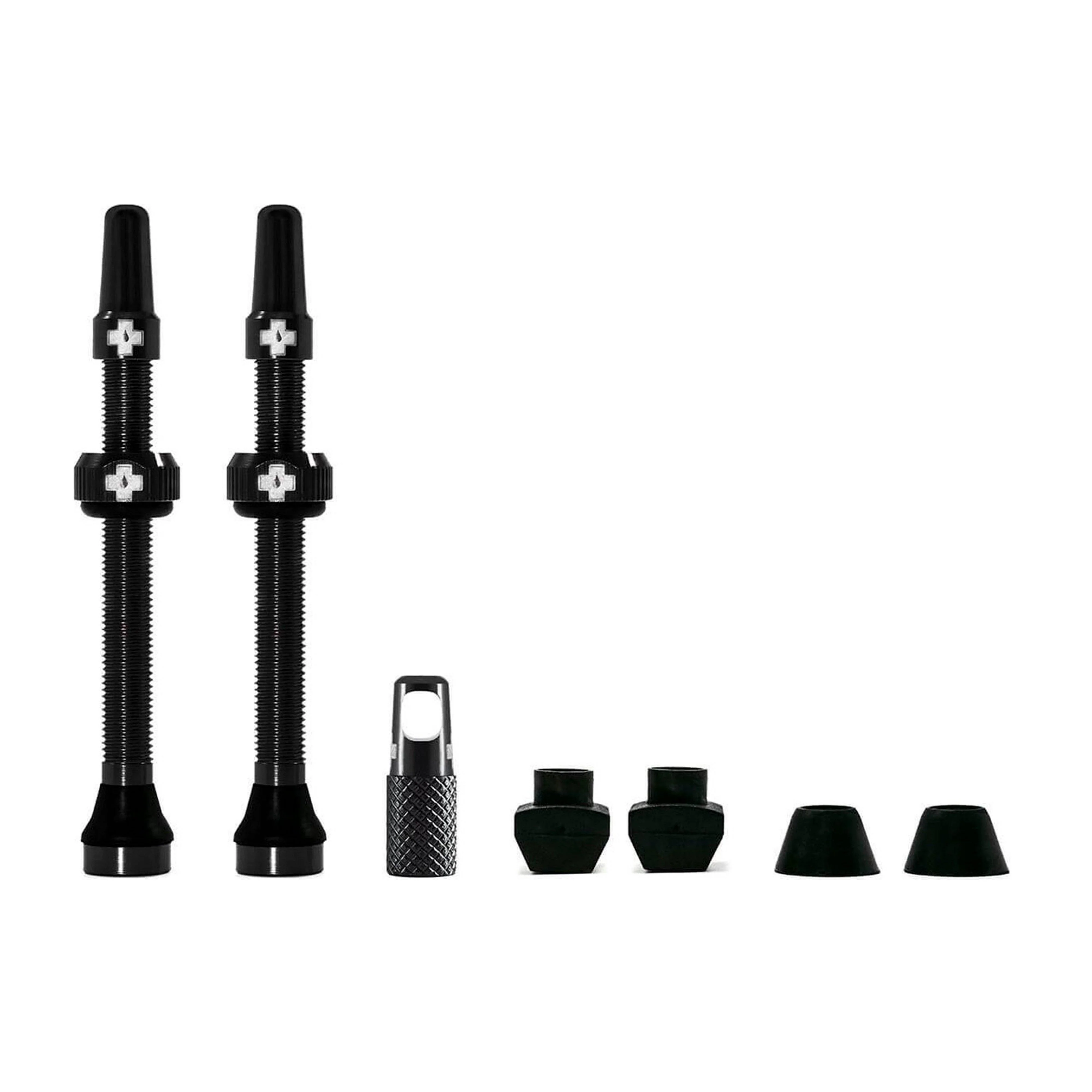 Black Tubeless Presta Valves (Pair) - Image 2