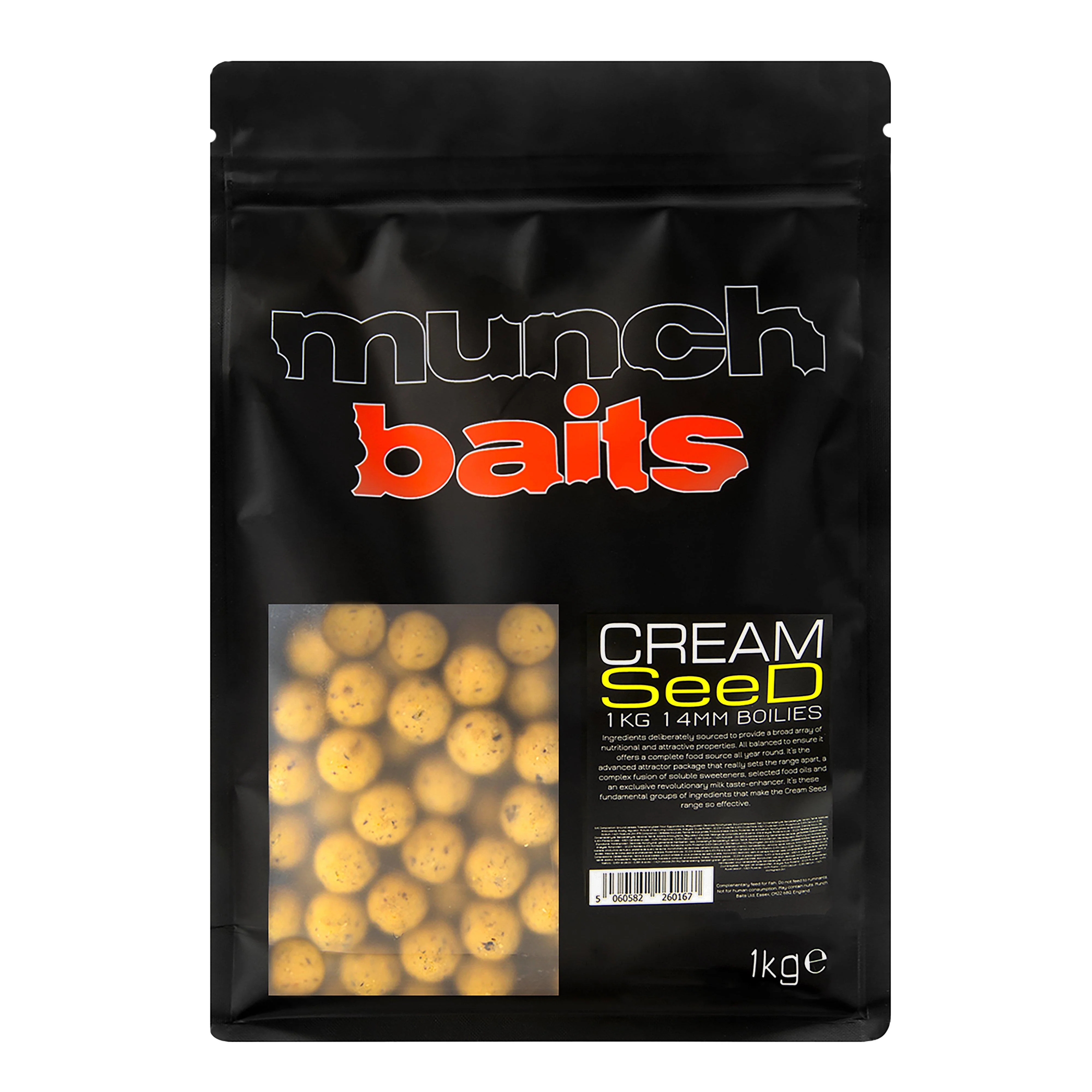 Baits Cream Seed Boilies 14mm 1kg - Image 3