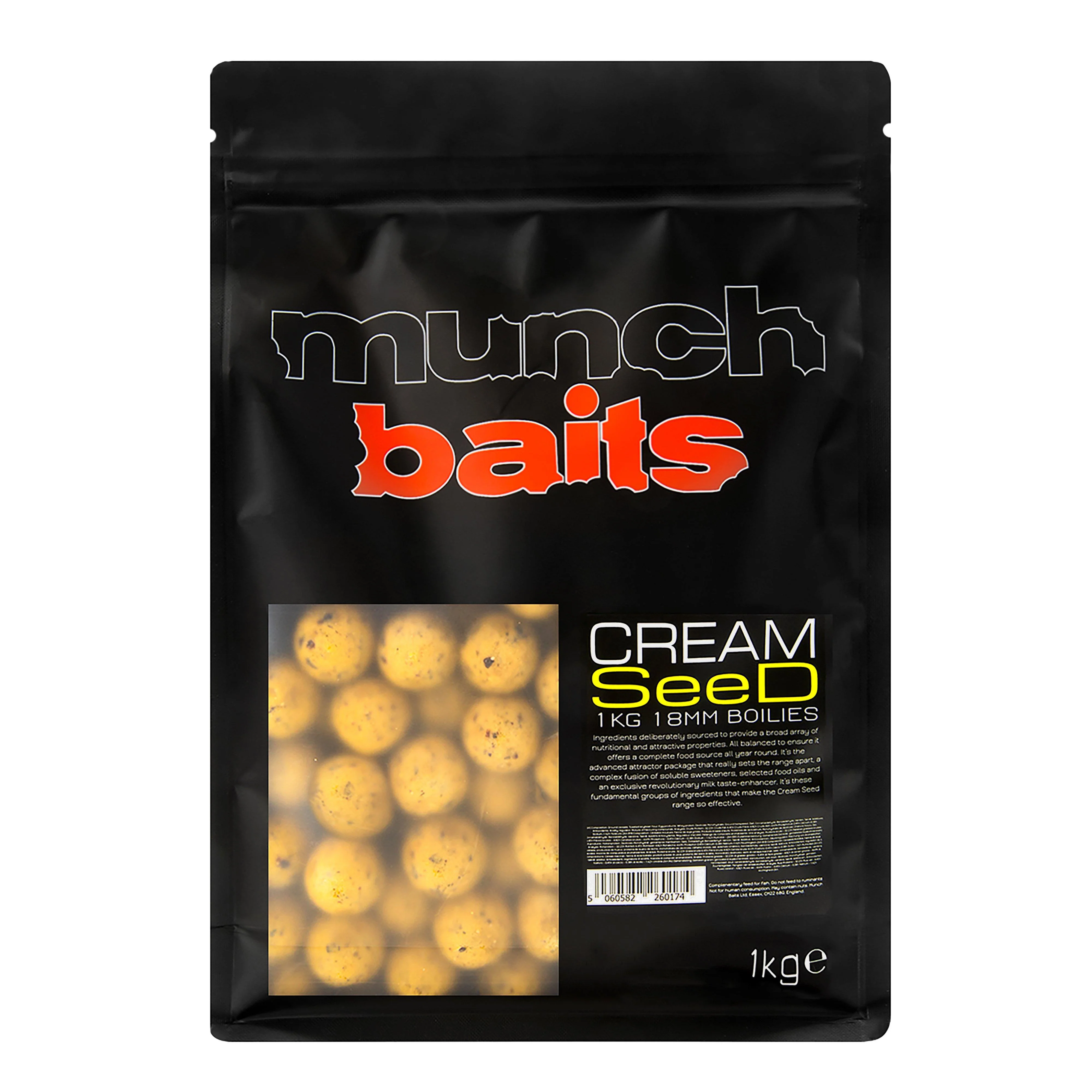 Baits Cream Seed Boilies 18mm 1kg - Image 3