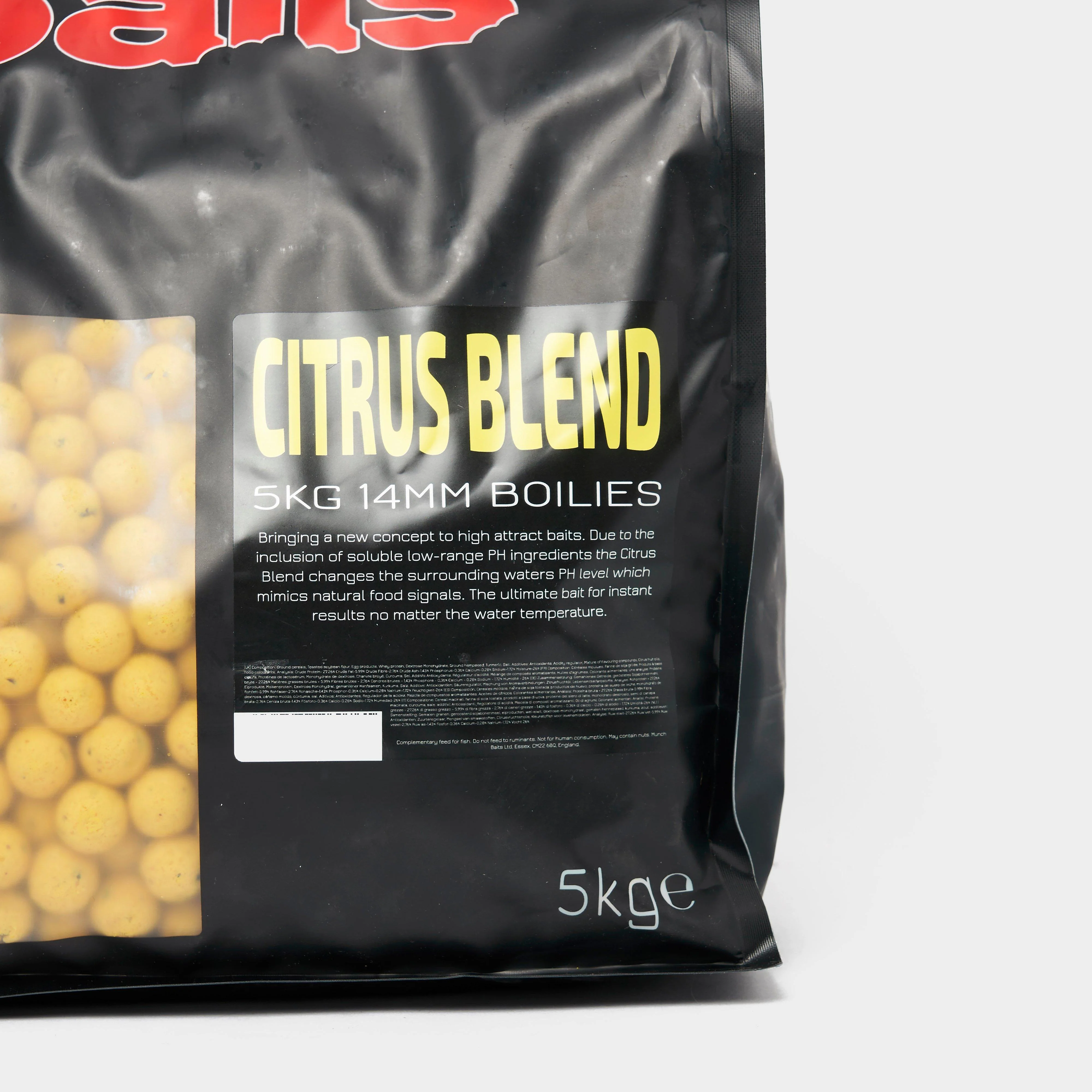 Munch Baits Citrus Blend Boilies 14mm 5kg - Image 2