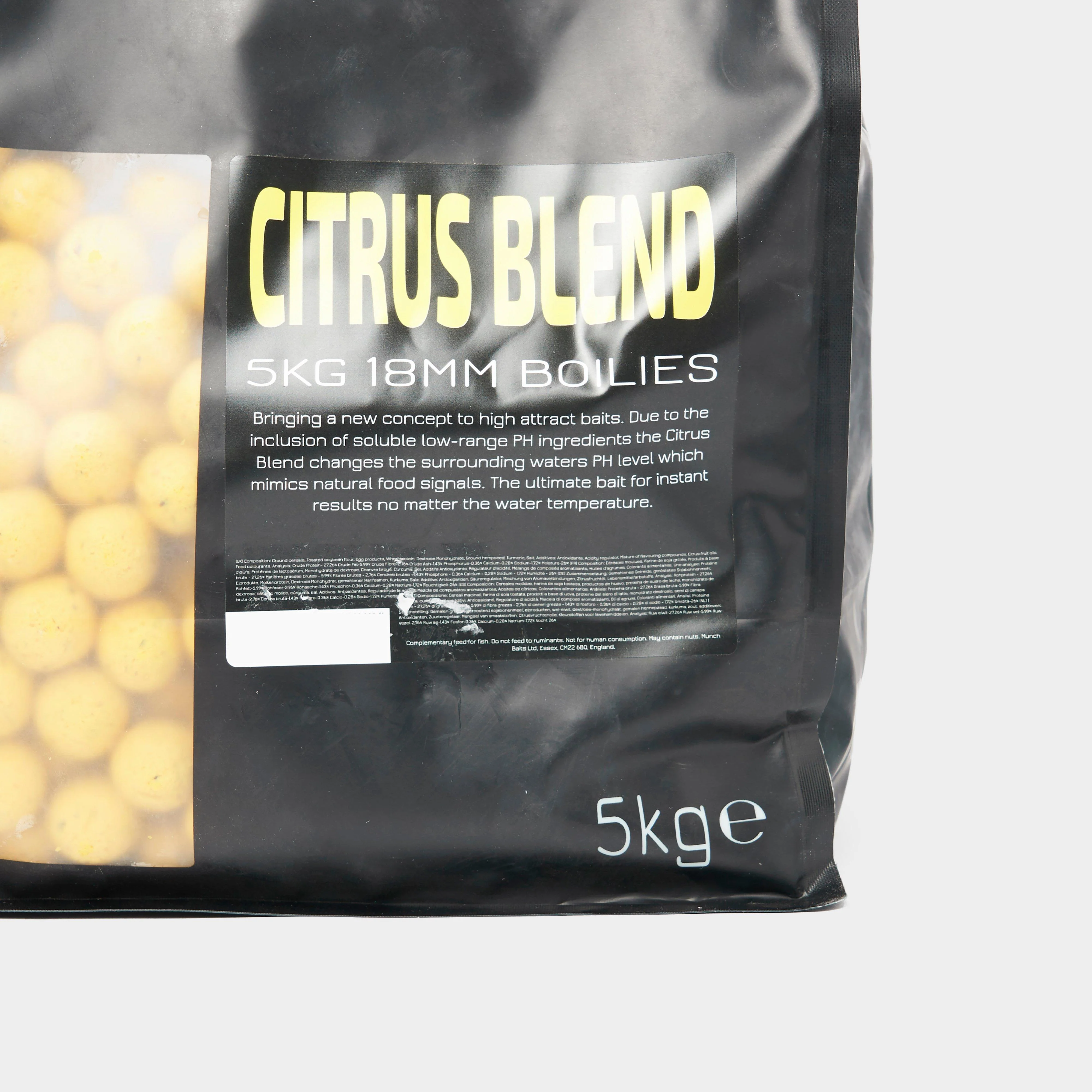 Munch Baits Citrus Blend Boilies 18mm 5kg - Image 2