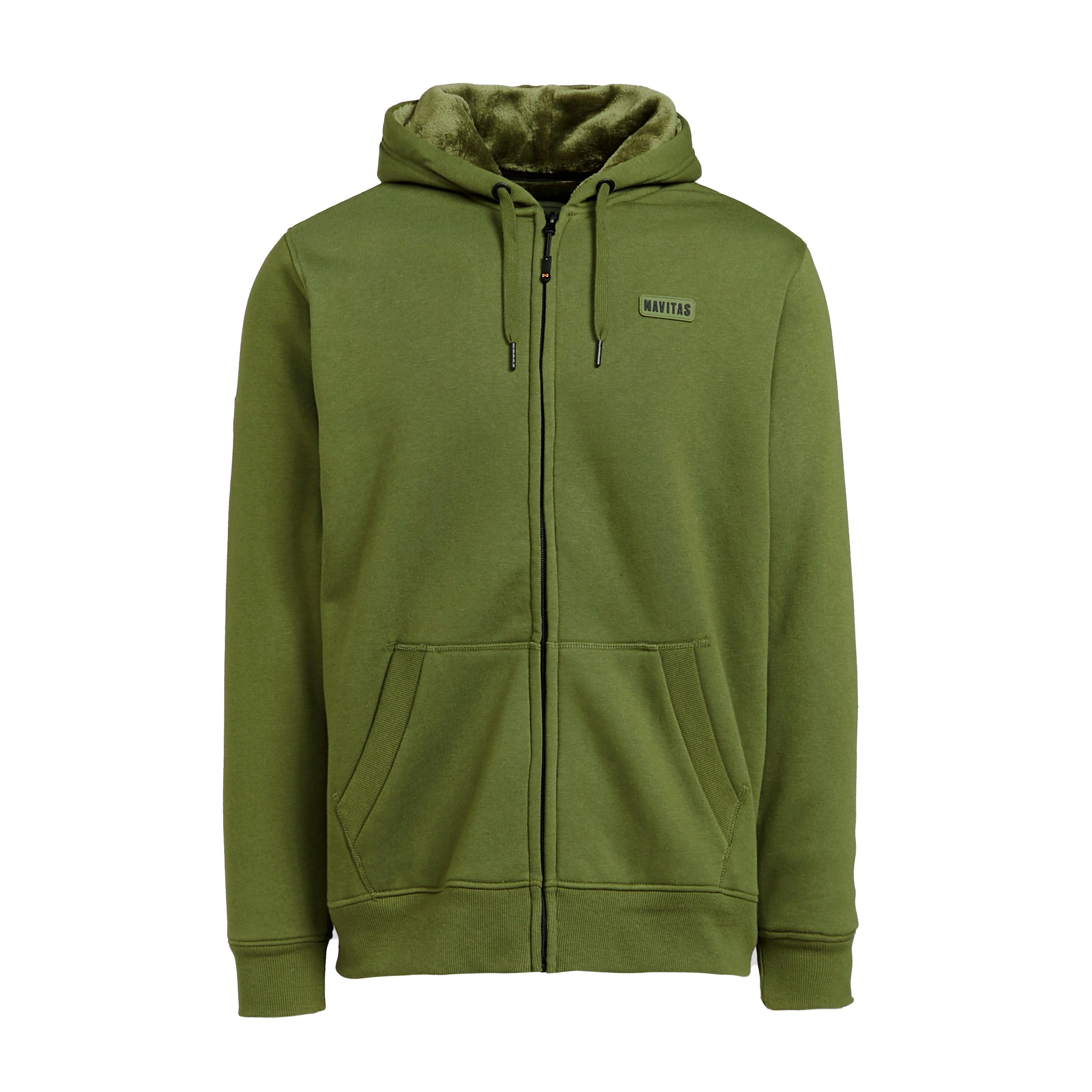 NVTS Sherpa Zip Hoody Green M - Image 7