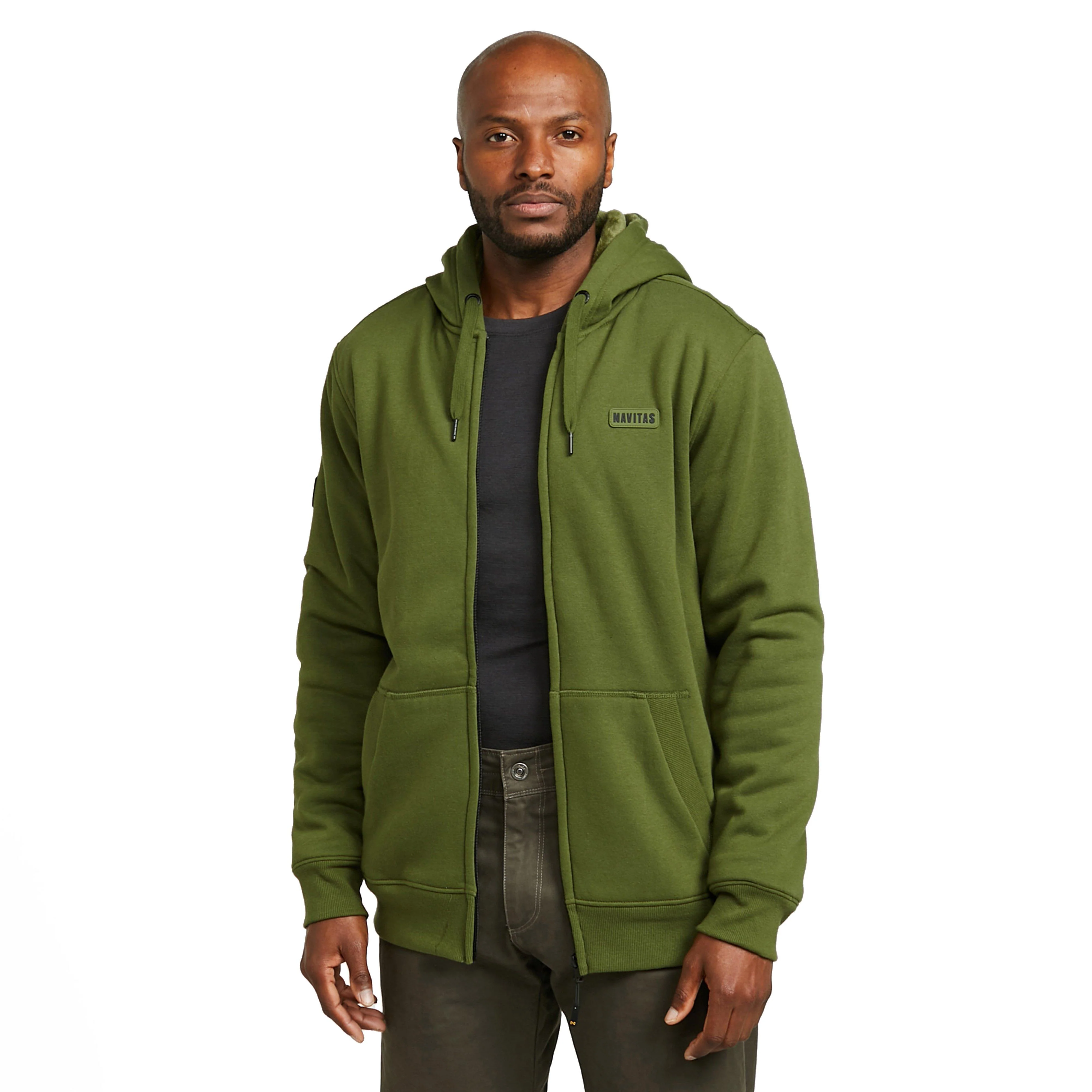 NVTS Sherpa Zip Hoody Green M - Image 8