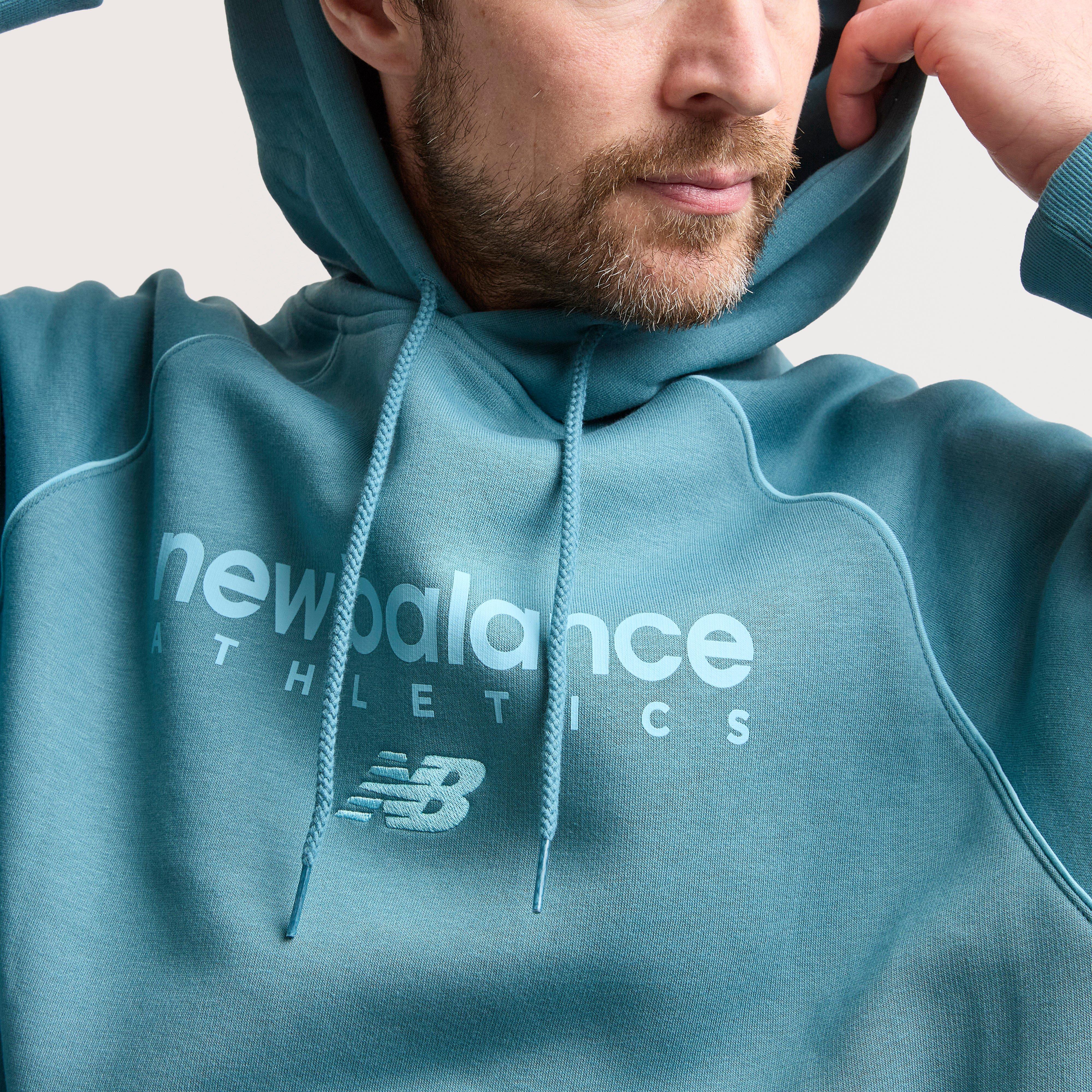 Men’s Linear Graphic Fleece Hoodie - Image 2