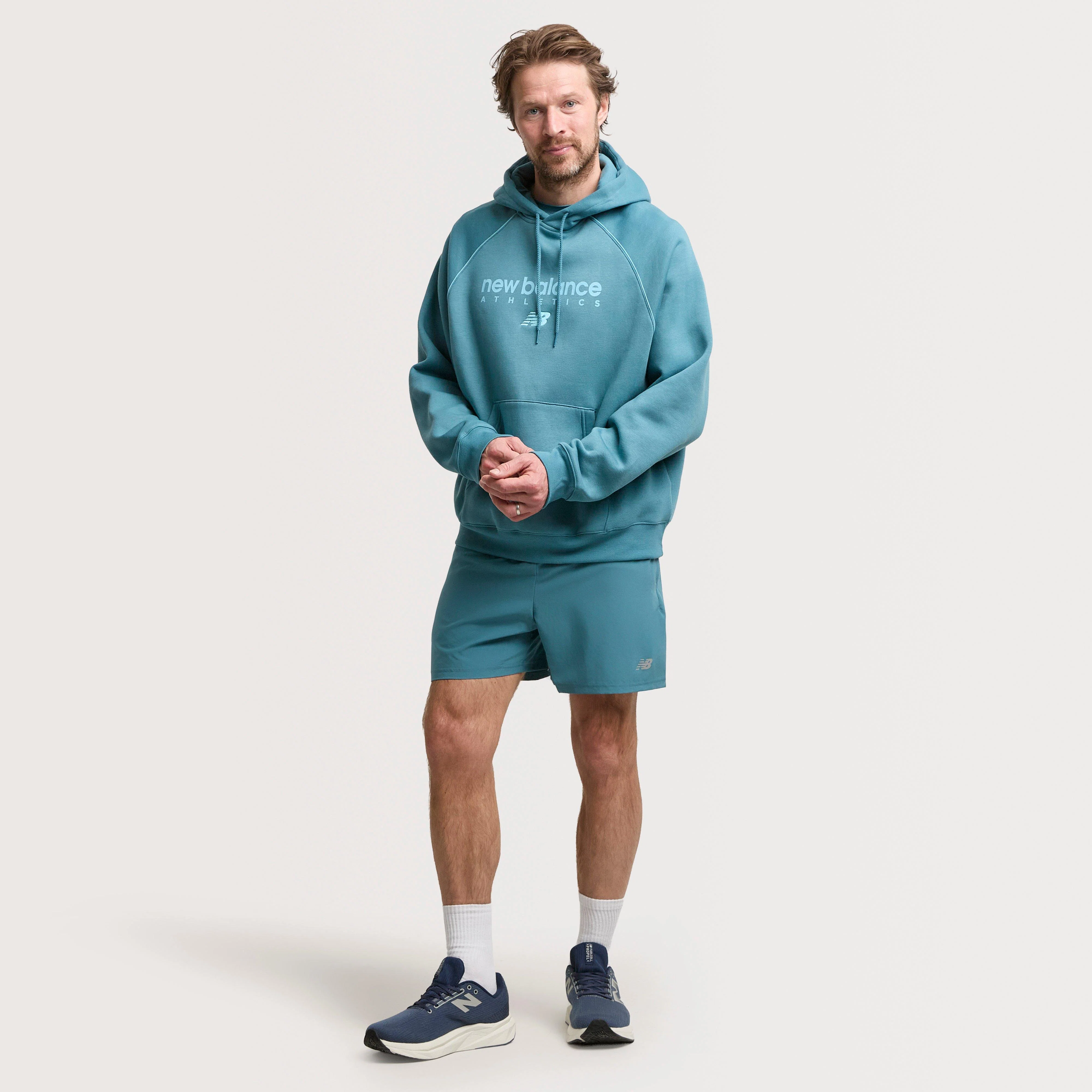 Men’s Linear Graphic Fleece Hoodie - Image 3