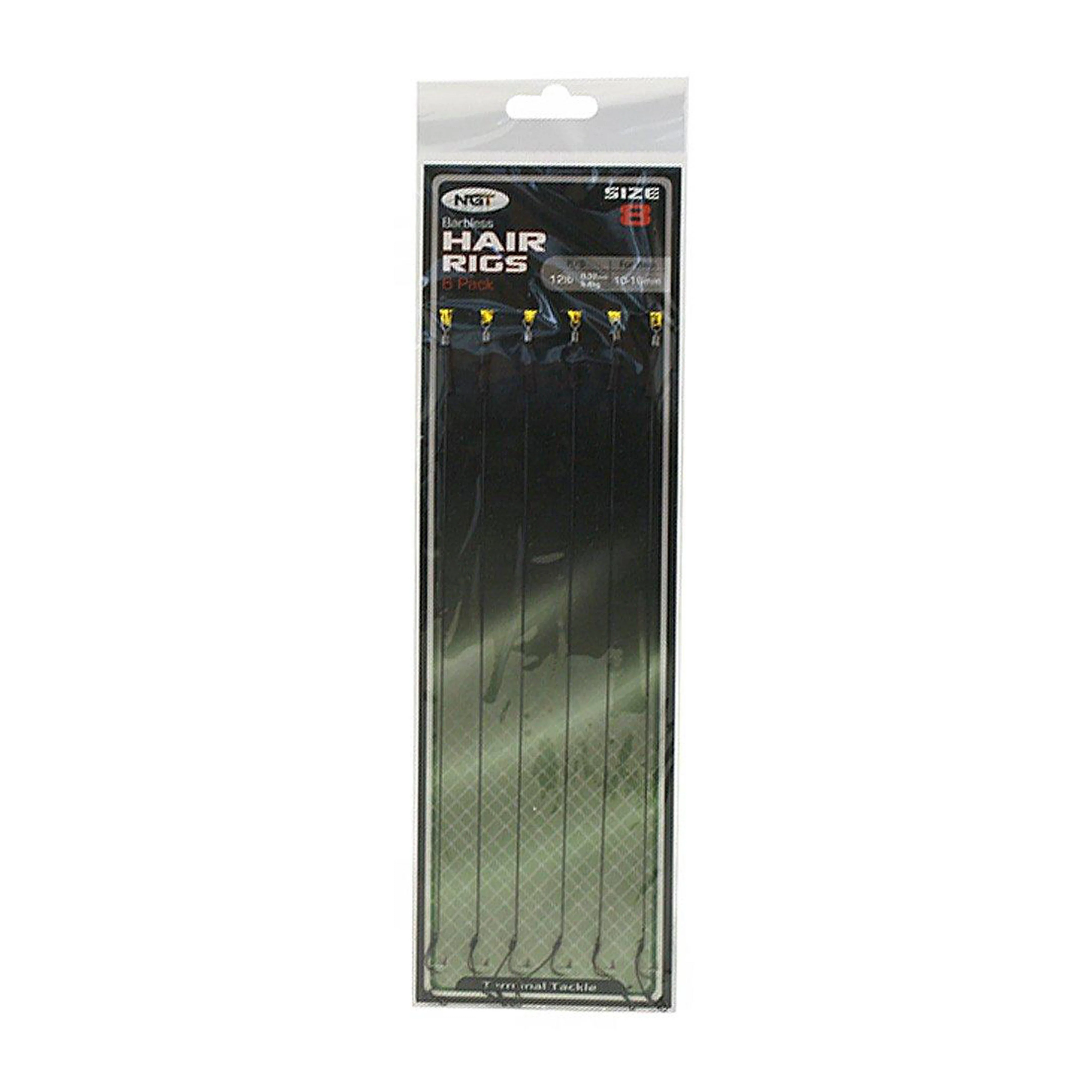 Six Pack Barbless Hair Rigs (Size 8) - Image 2