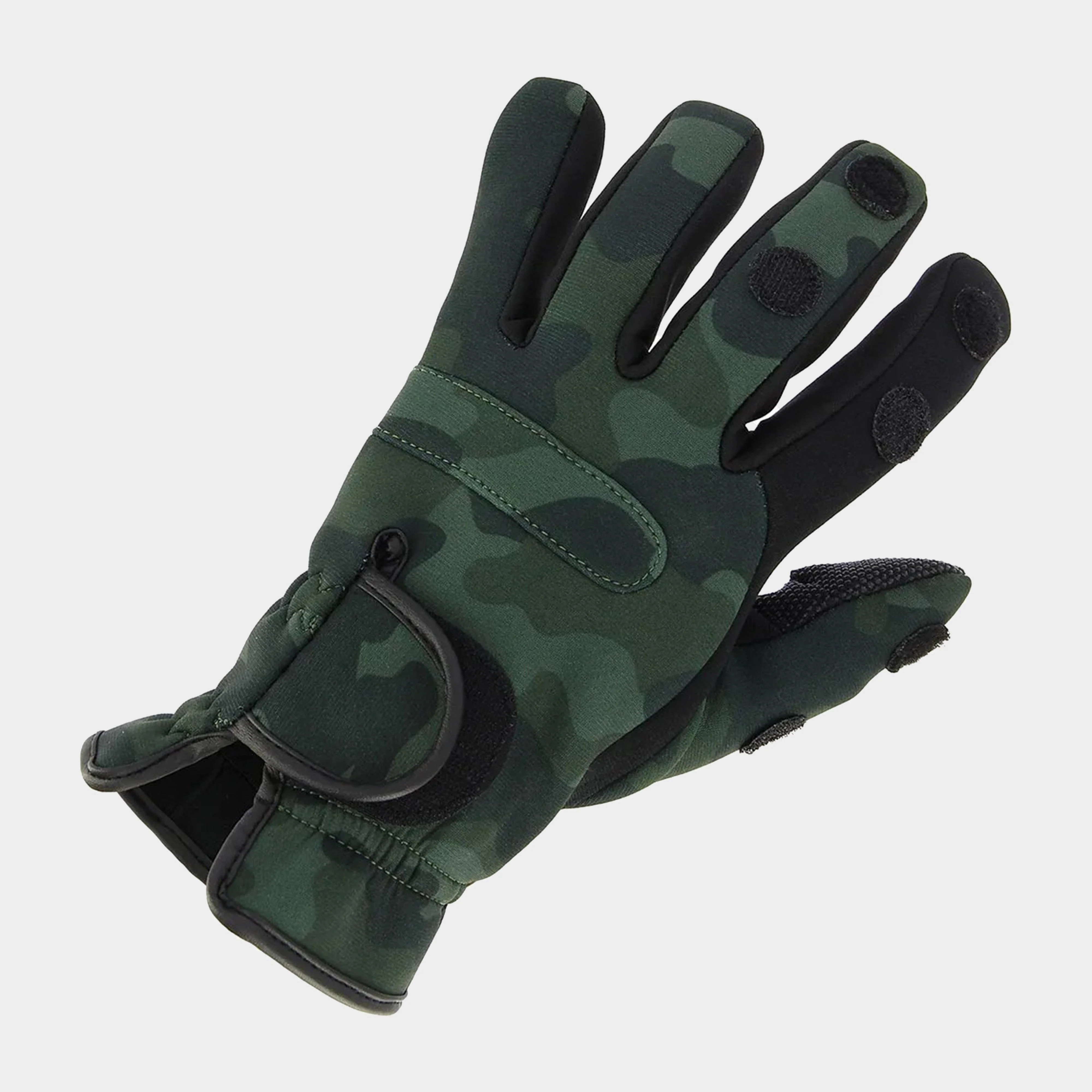 Unisex Camouflage Neoprene Fishing Gloves - Image 3