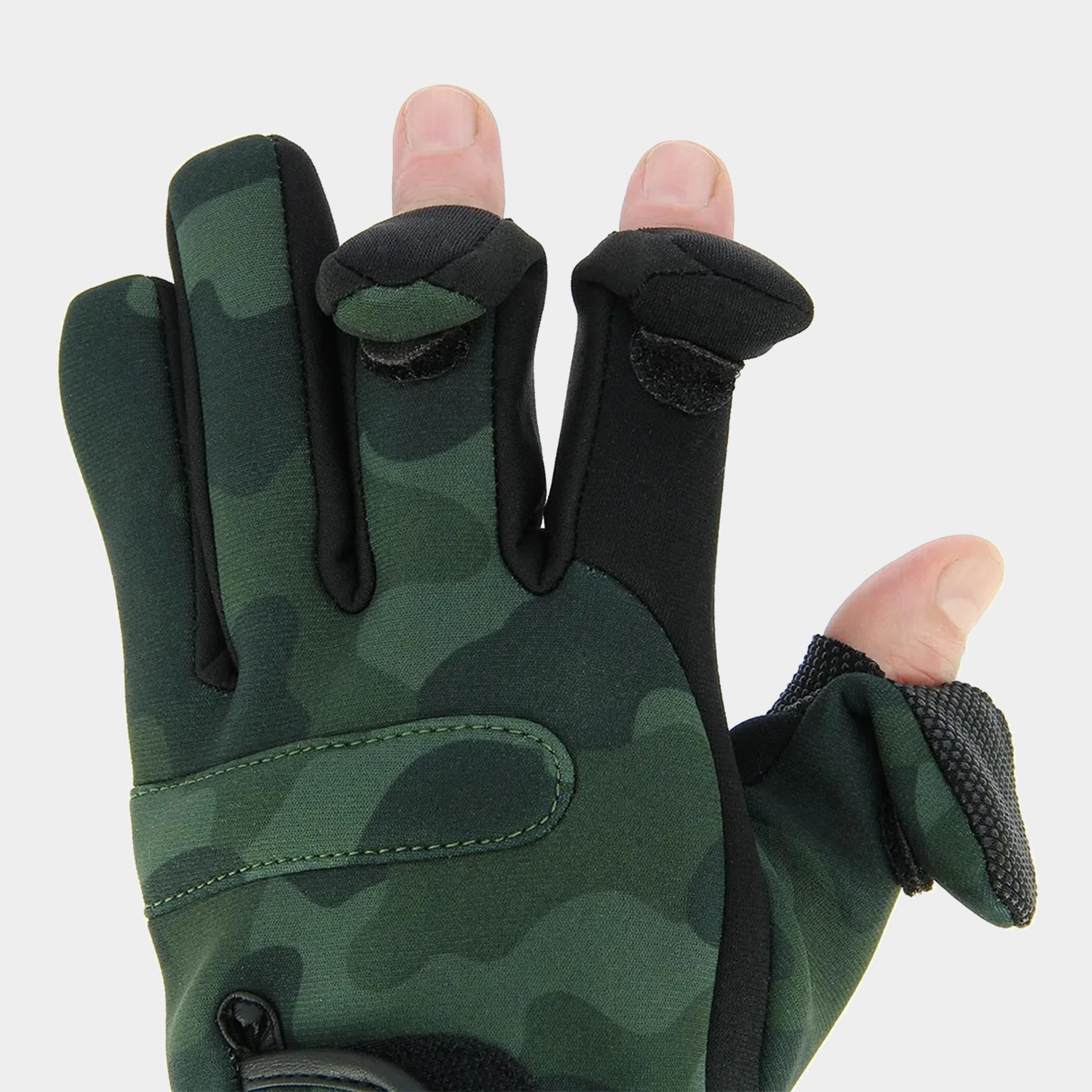 Unisex Camouflage Neoprene Fishing Gloves - Image 4