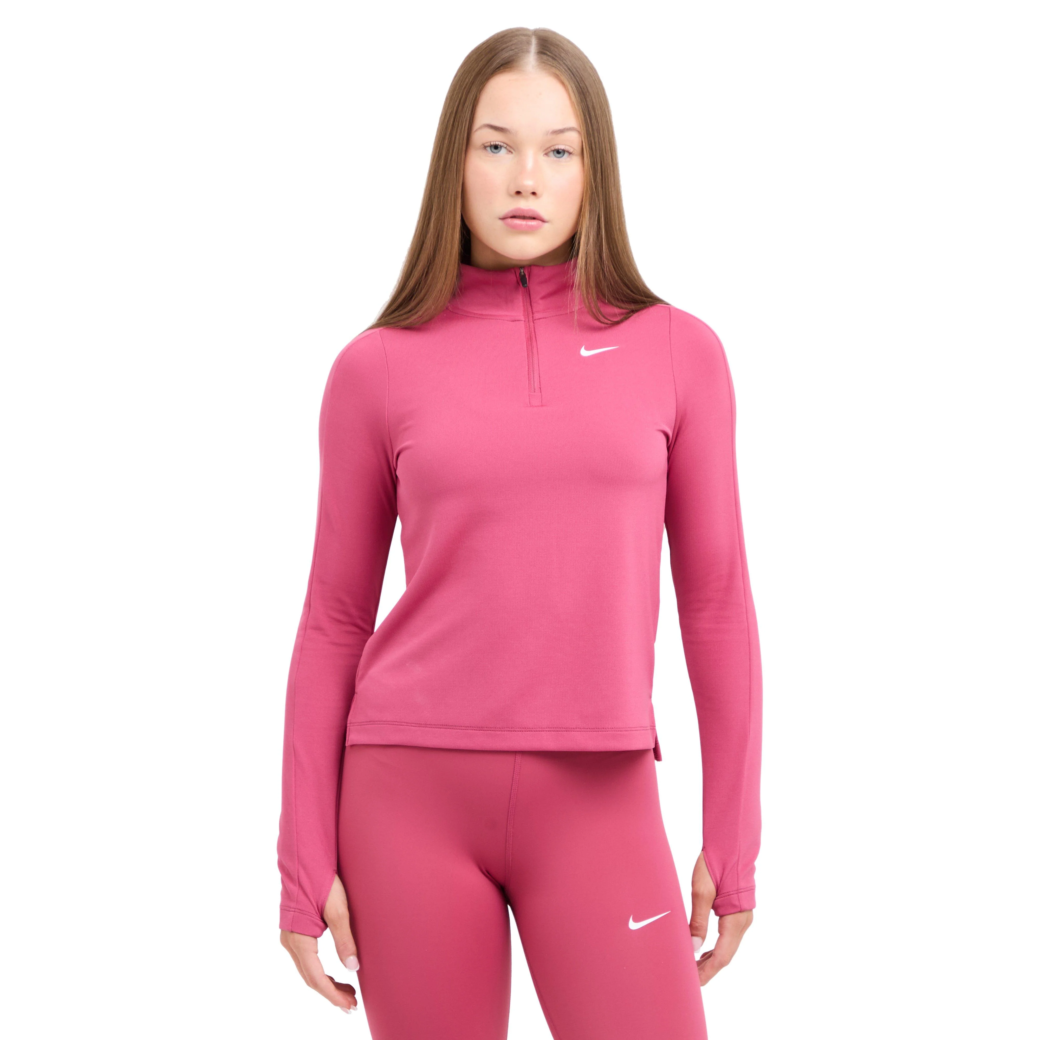 Girls' Dri-FIT Long Sleeve 1/2 Zip Top Junior - Image 8
