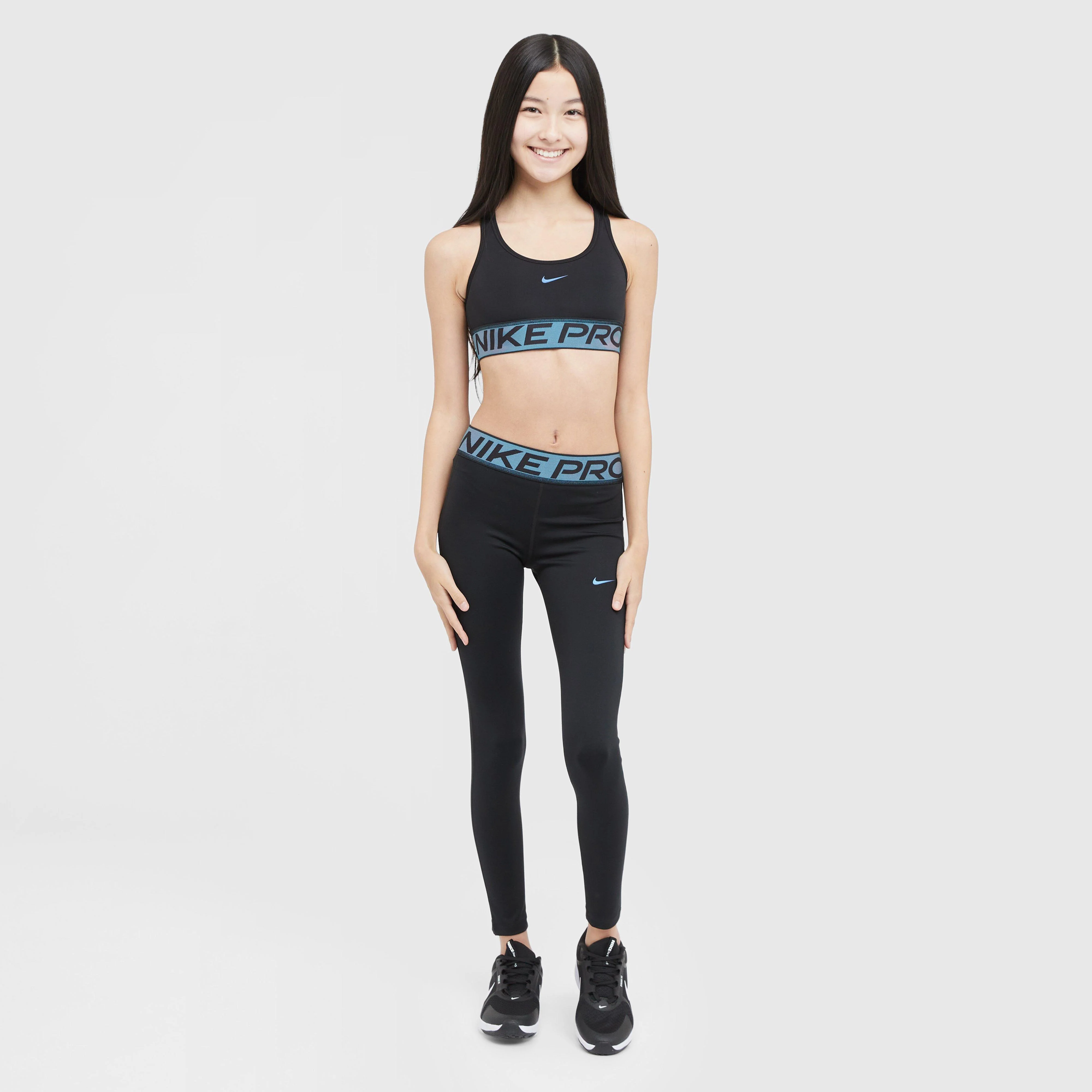 Kids’ Pro Swoosh Big Kids’ Sports Bra with Shine Accents - Image 3