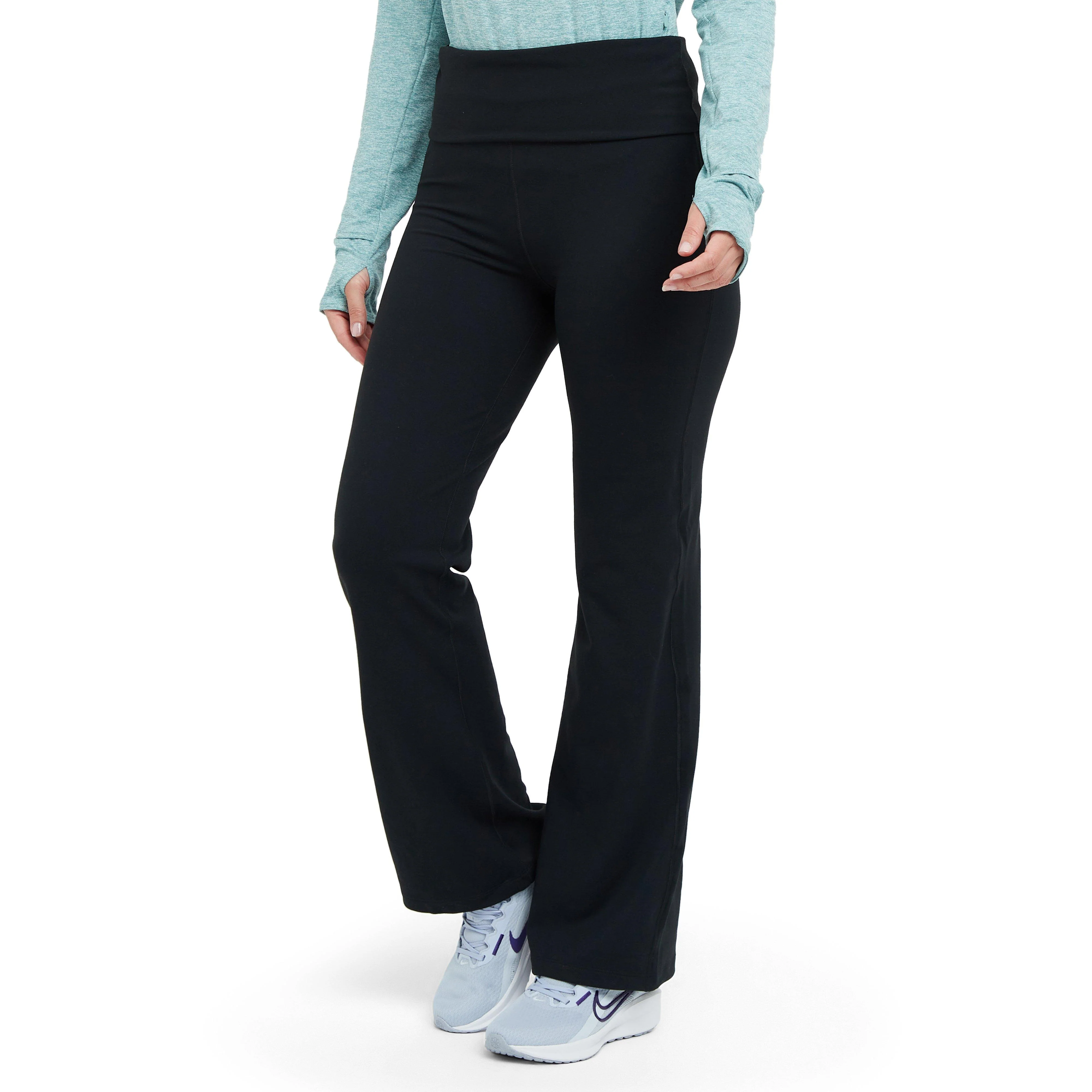Women's Dri-FIT High-Waist Fold-Over Trousers - Image 7