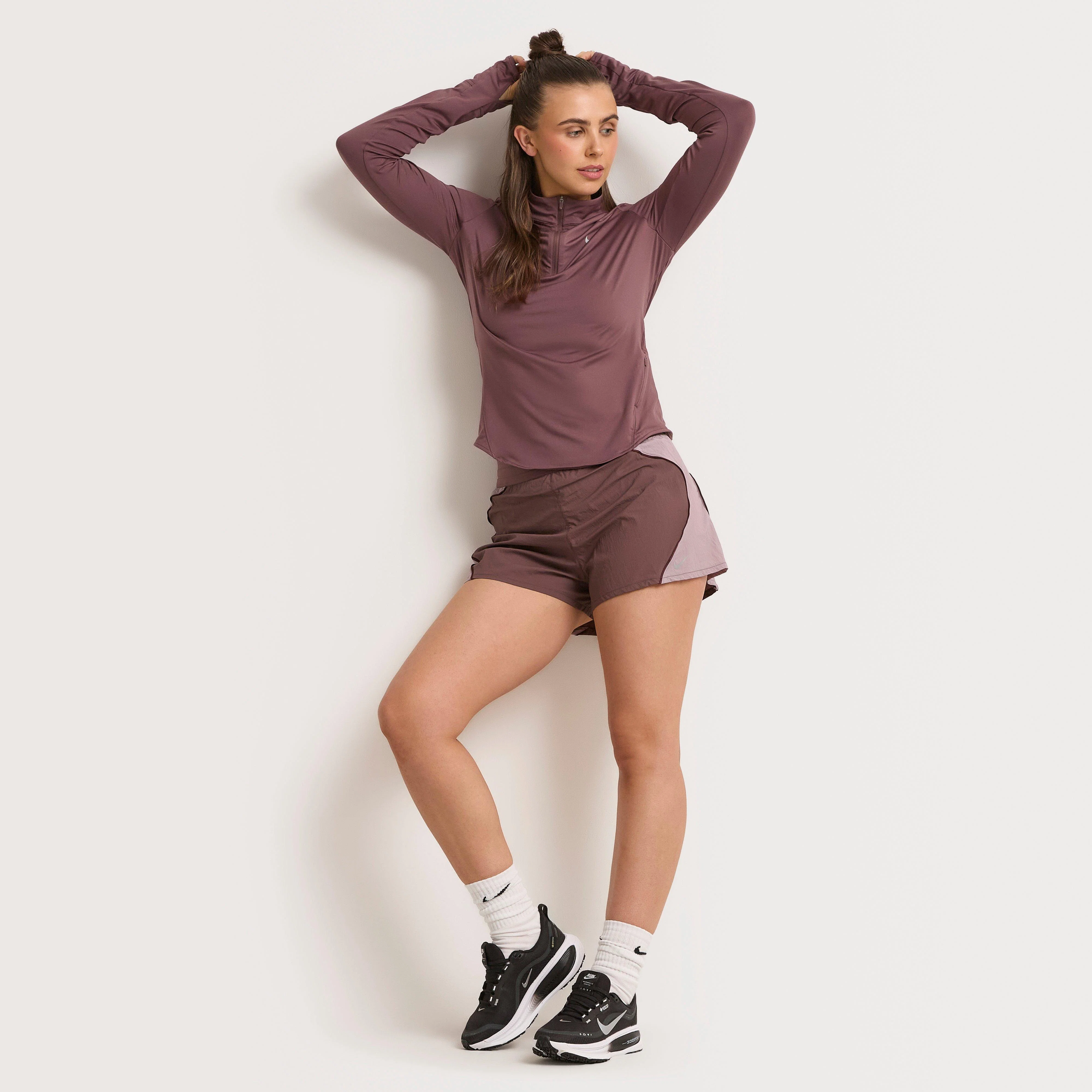 Women's Dri-FIT UV 1/4 Zip Running Top - Image 2
