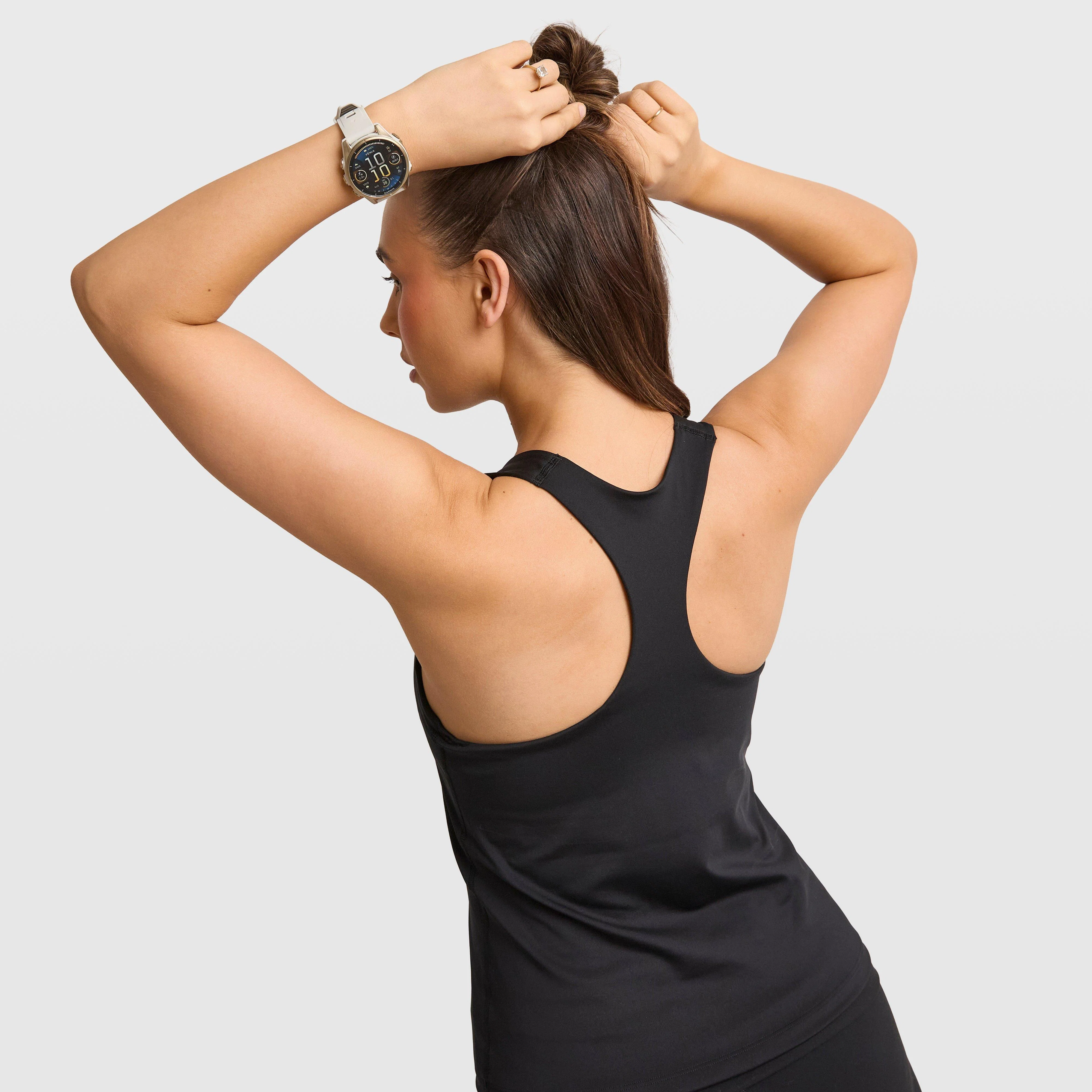 Women's Medium Support Padded Sports Bra Tank - Image 4