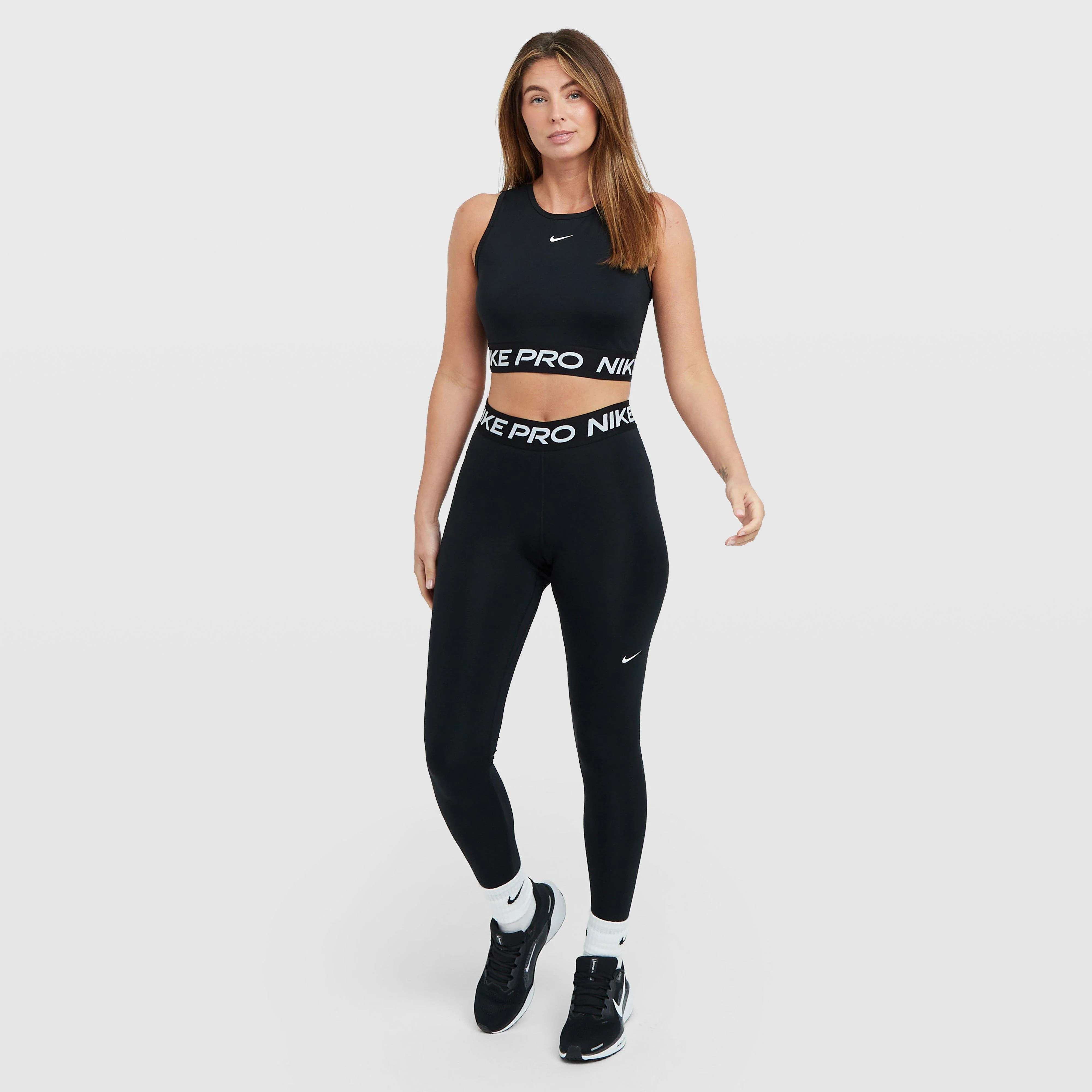 Women's Mid-Rise Mesh-Panelled Leggings - Image 3