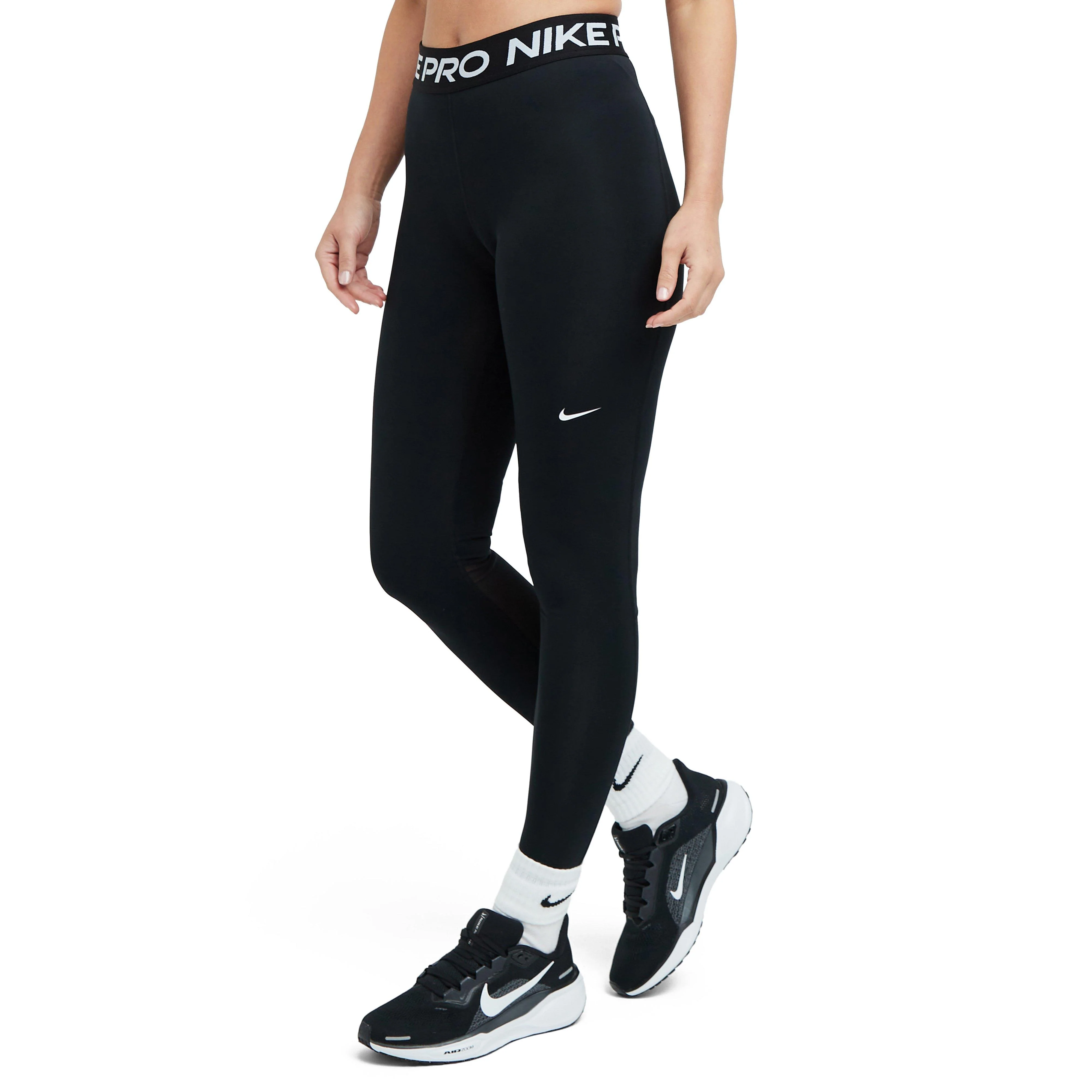 Women's Mid-Rise Mesh-Panelled Leggings - Image 8