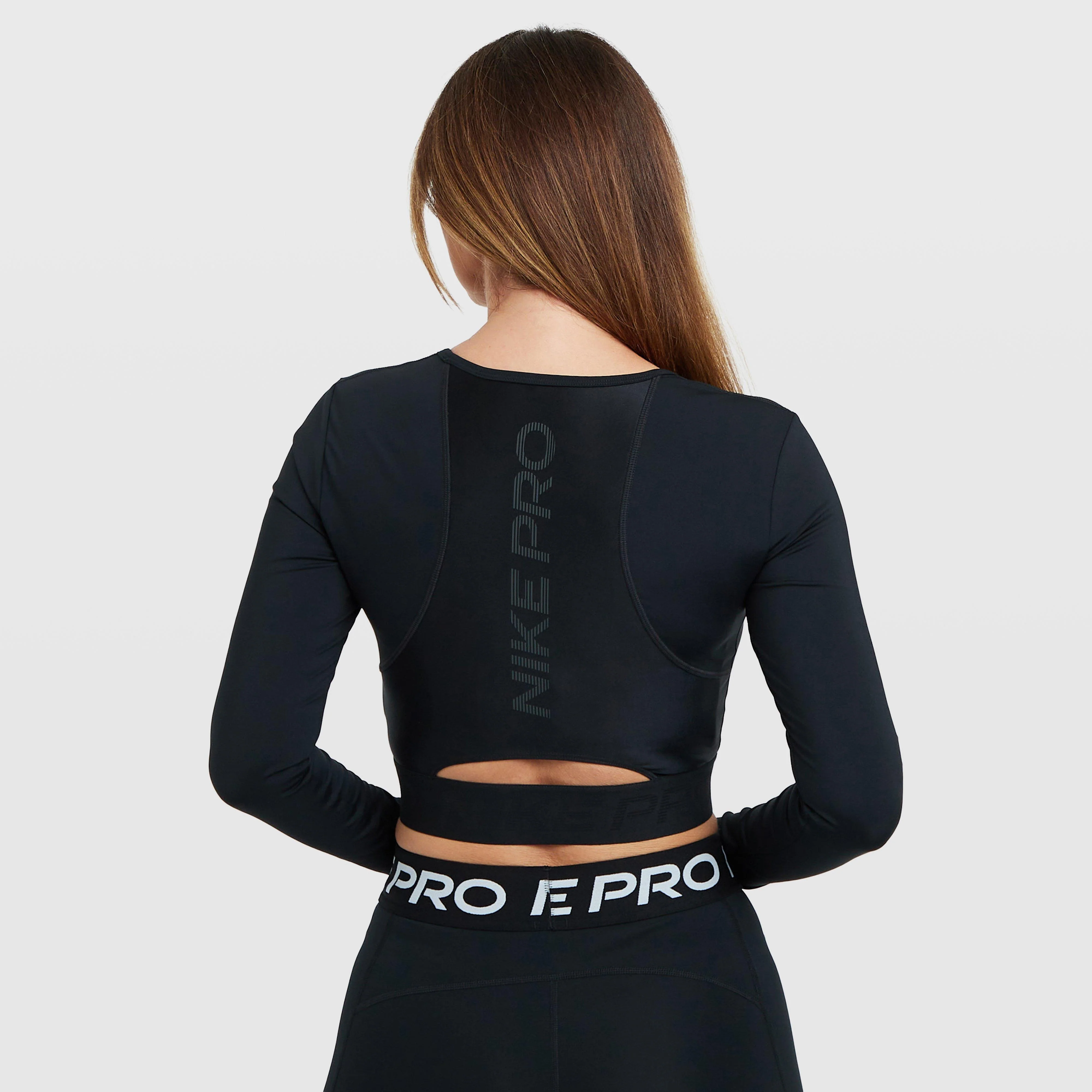 Women's Pro Dri-FIT Cropped Long Sleeve Top - Image 2