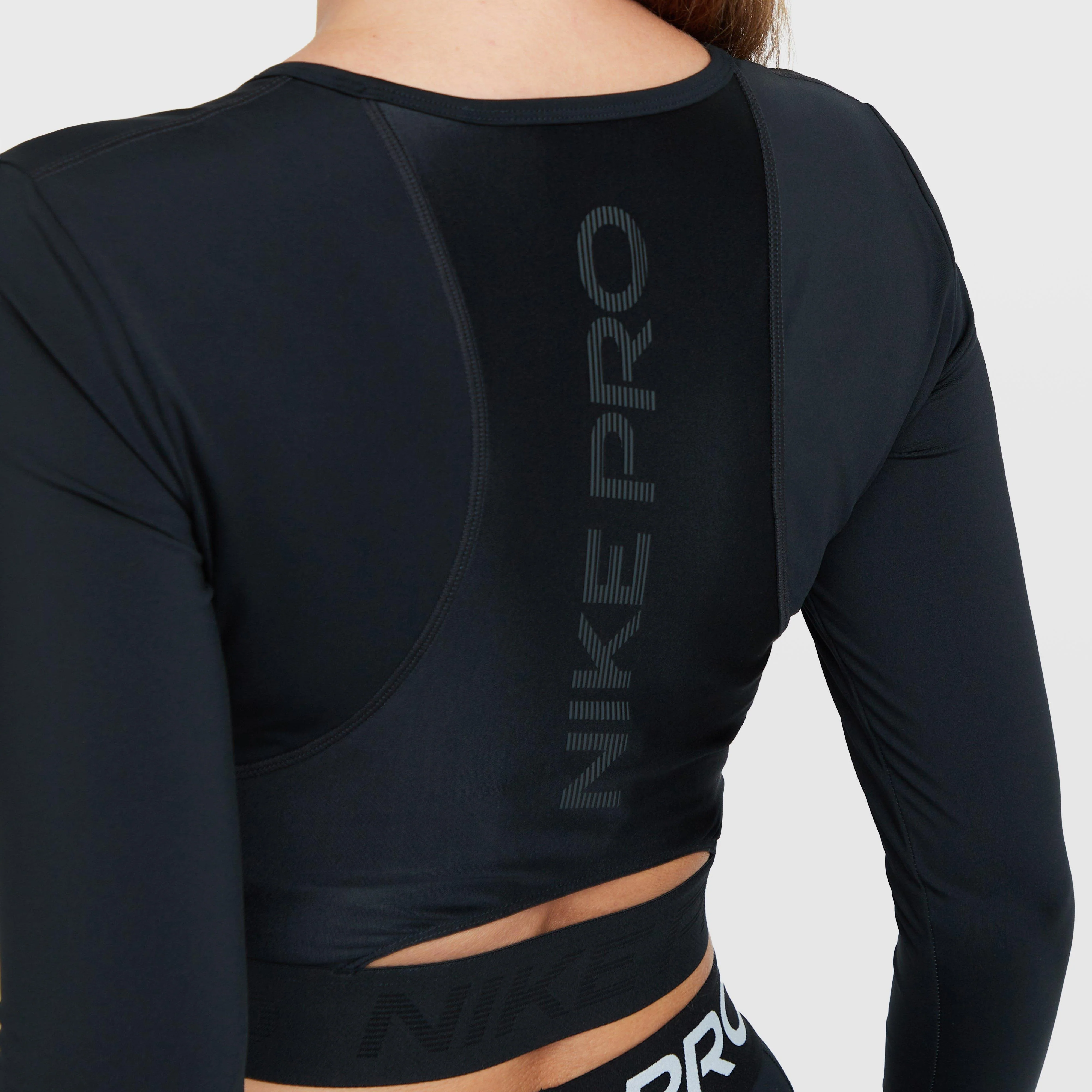 Women's Pro Dri-FIT Cropped Long Sleeve Top - Image 6