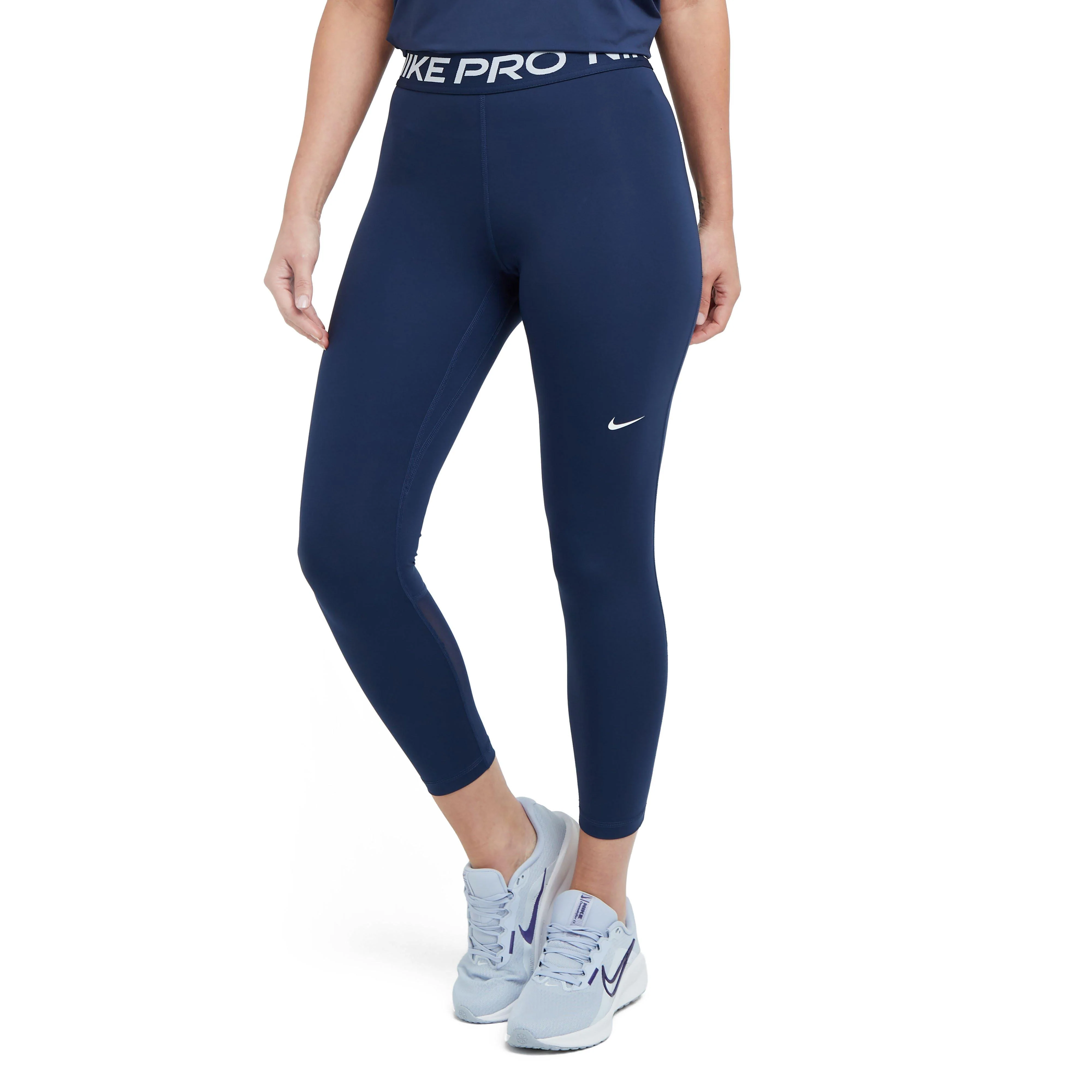 Women’s Pro Mid-Rise Crop Mesh Panel Leggings - Image 8
