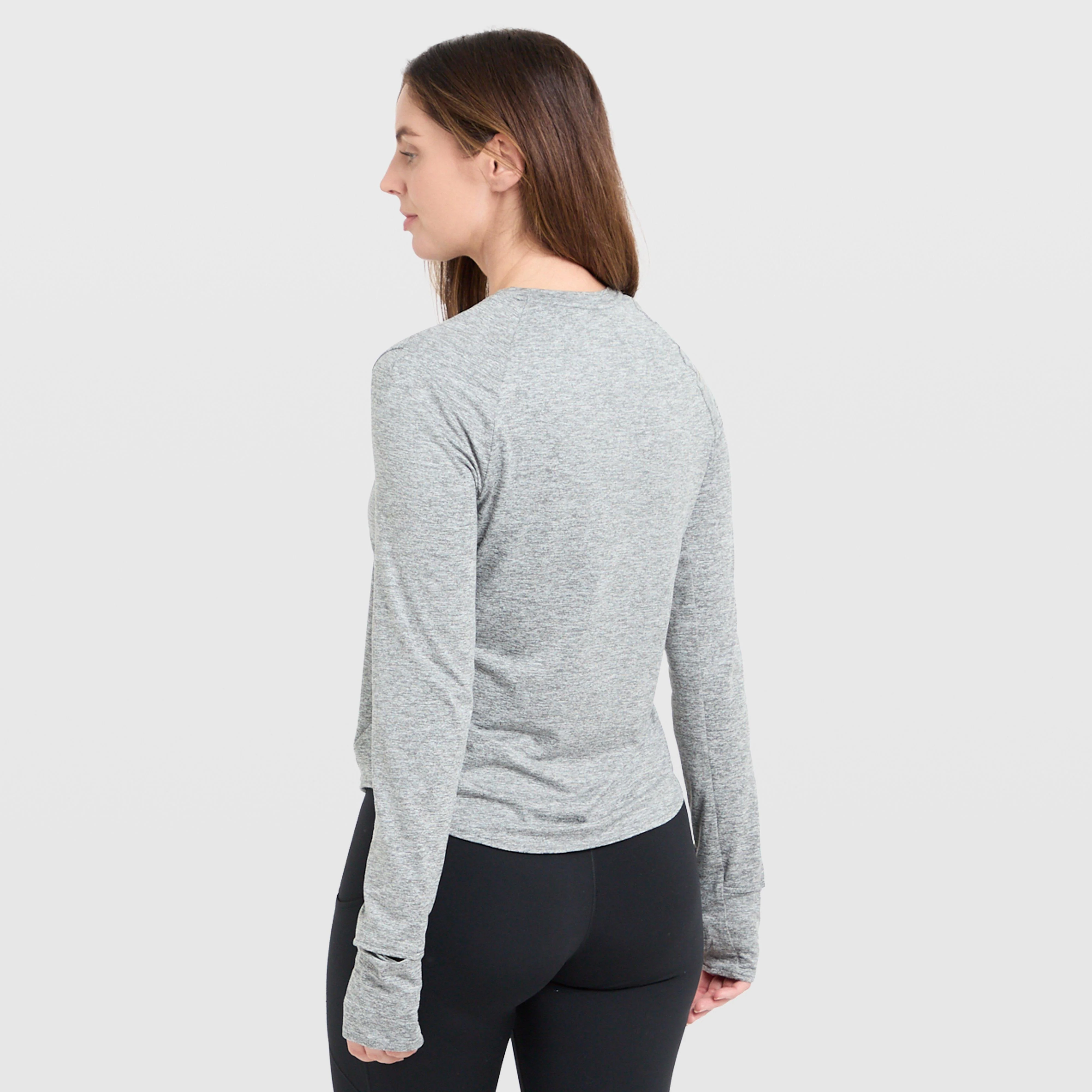 Women's Swift Dri-FIT UV Long-Sleeve Crew-Neck Running Top - Image 2
