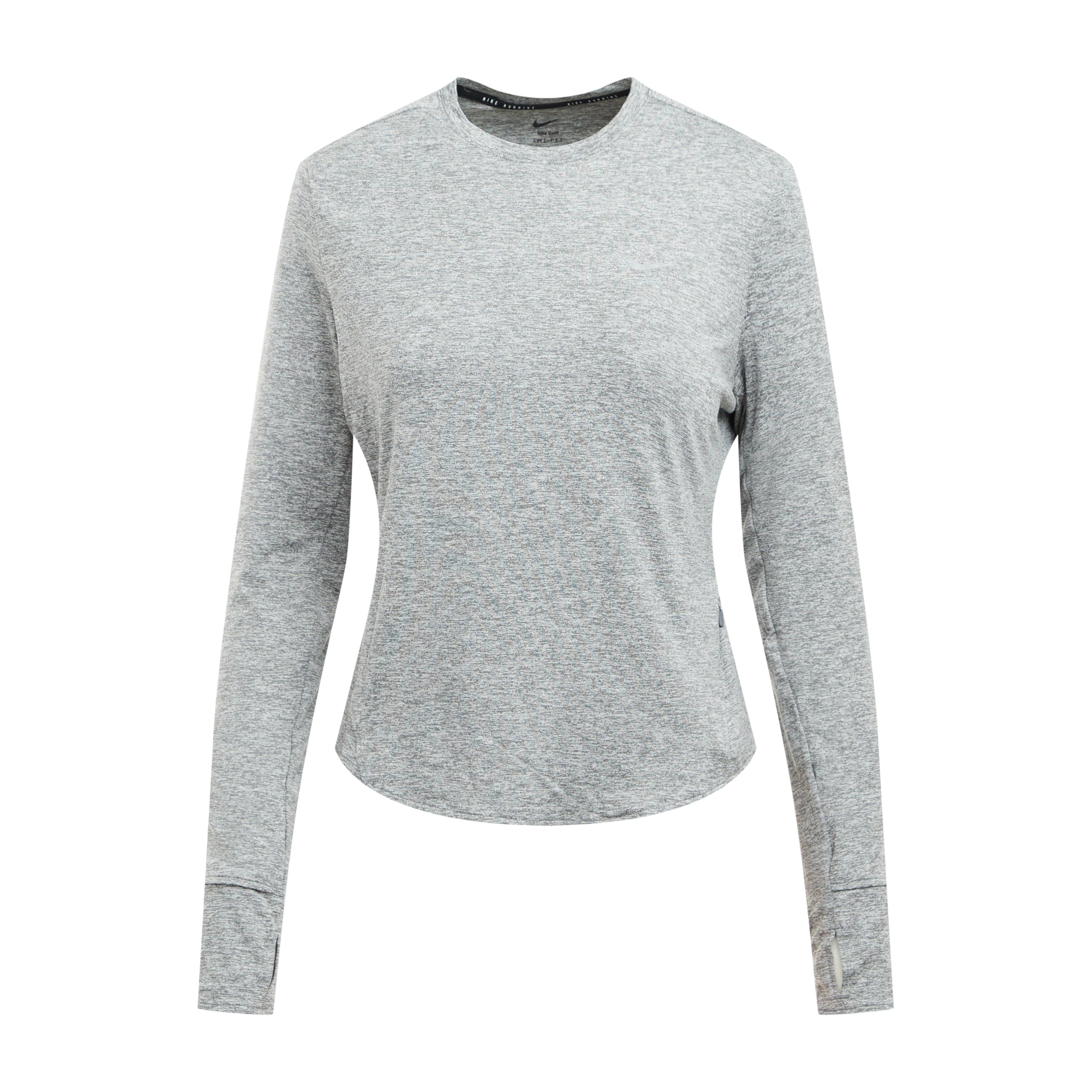 Women's Swift Dri-FIT UV Long-Sleeve Crew-Neck Running Top - Image 9