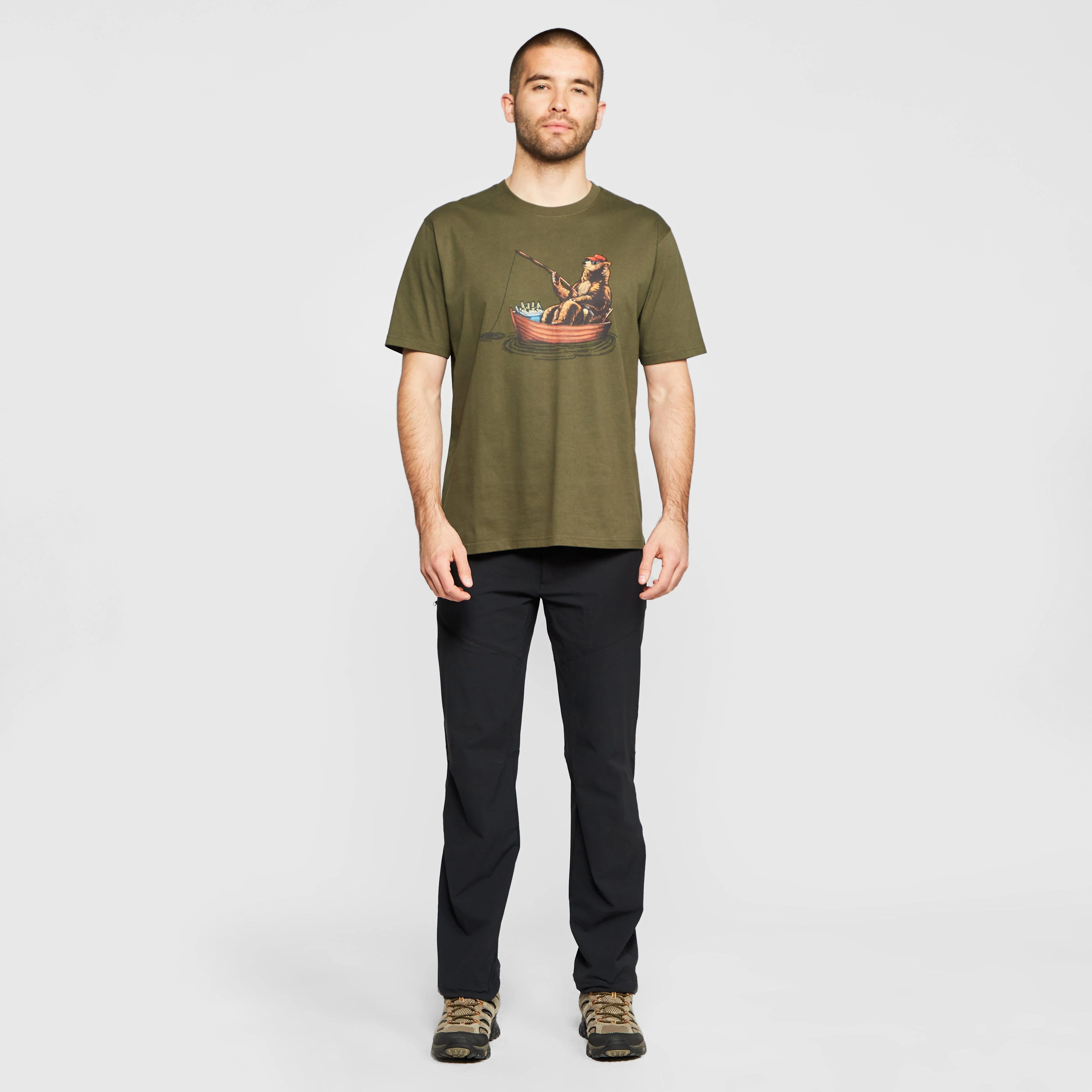Men's Fishing Bear T-Shirt - Image 3