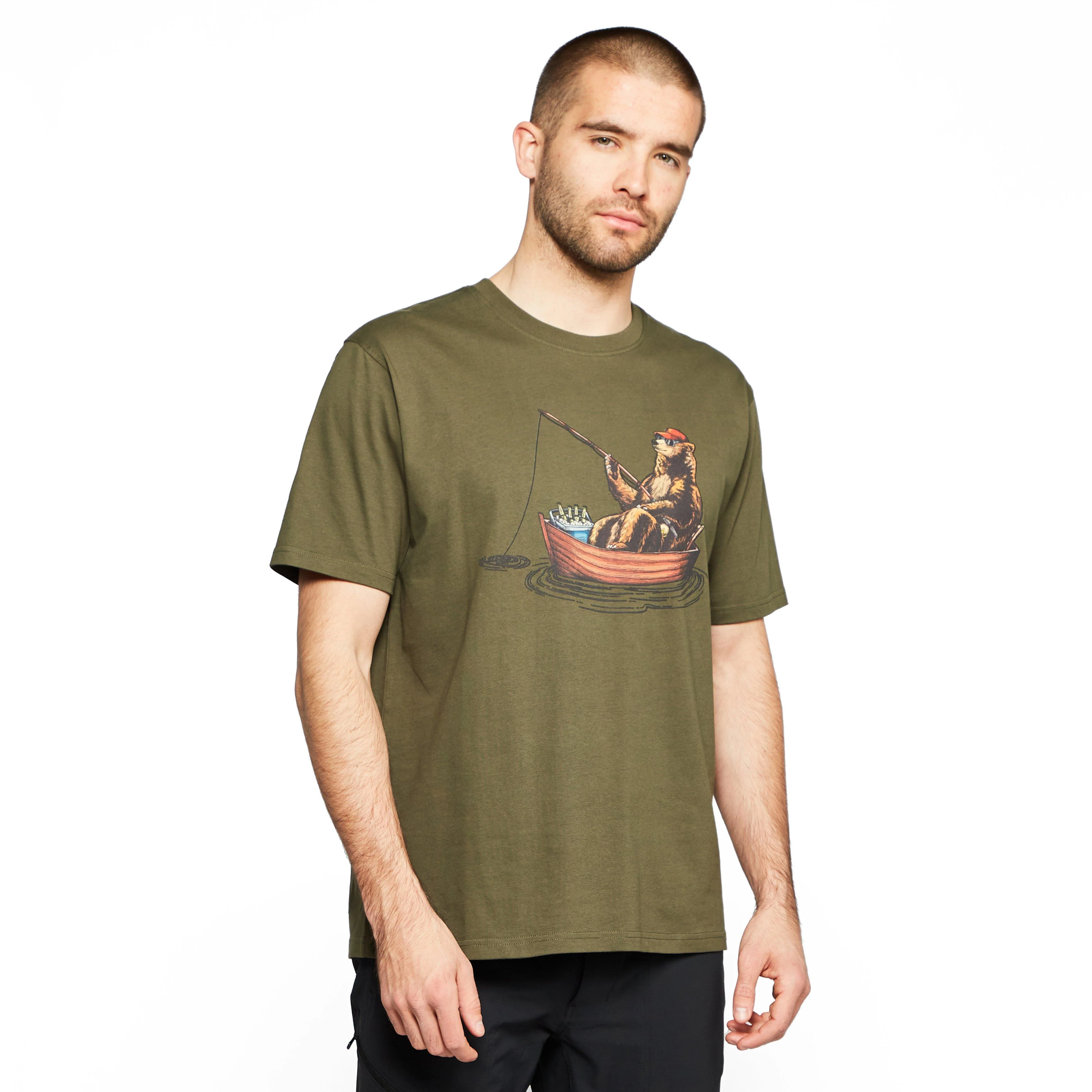 Men's Fishing Bear T-Shirt - Image 6
