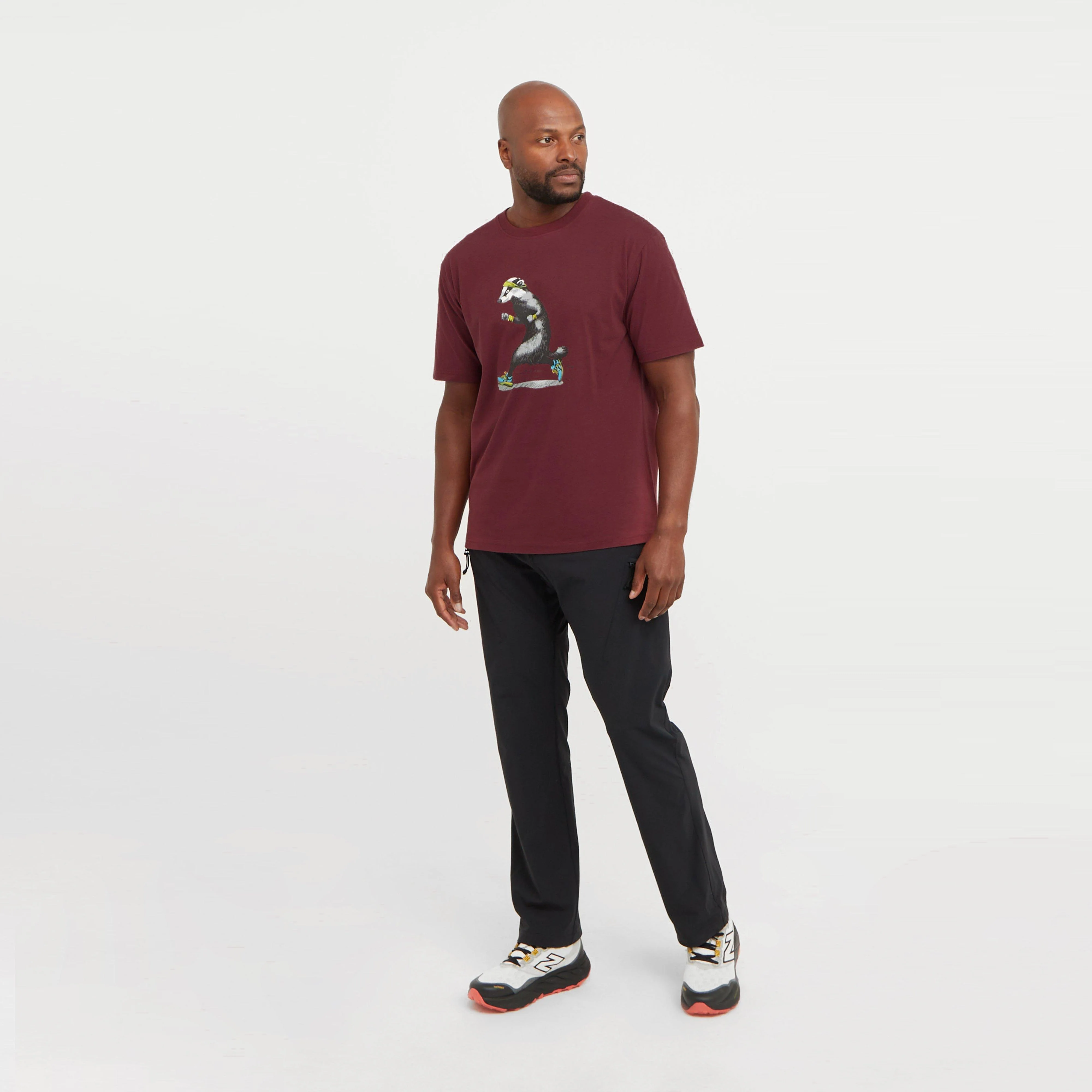 Men's Jogging Badger Tee - Image 3