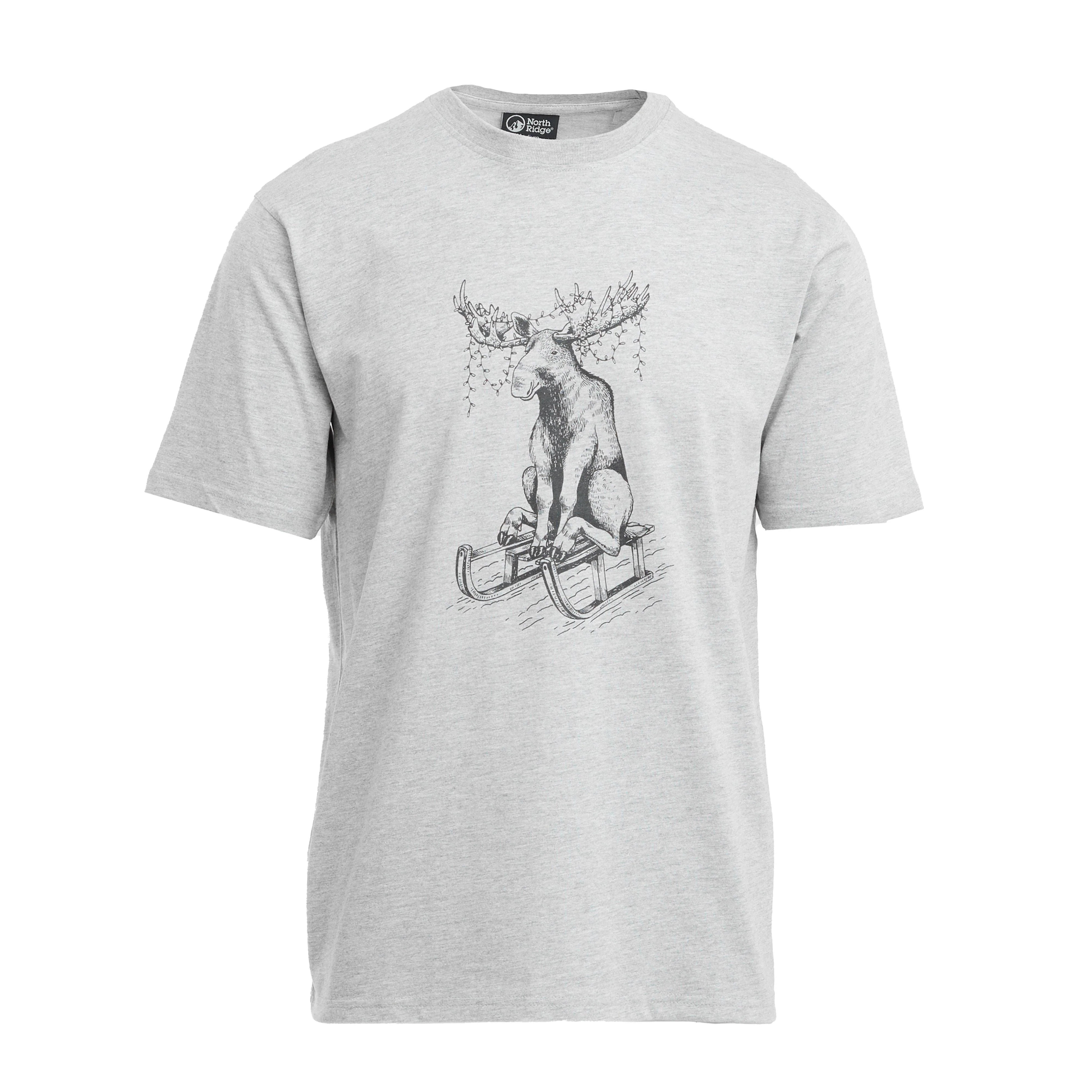 Men’s Moose Sleigh T-Shirt - Image 6