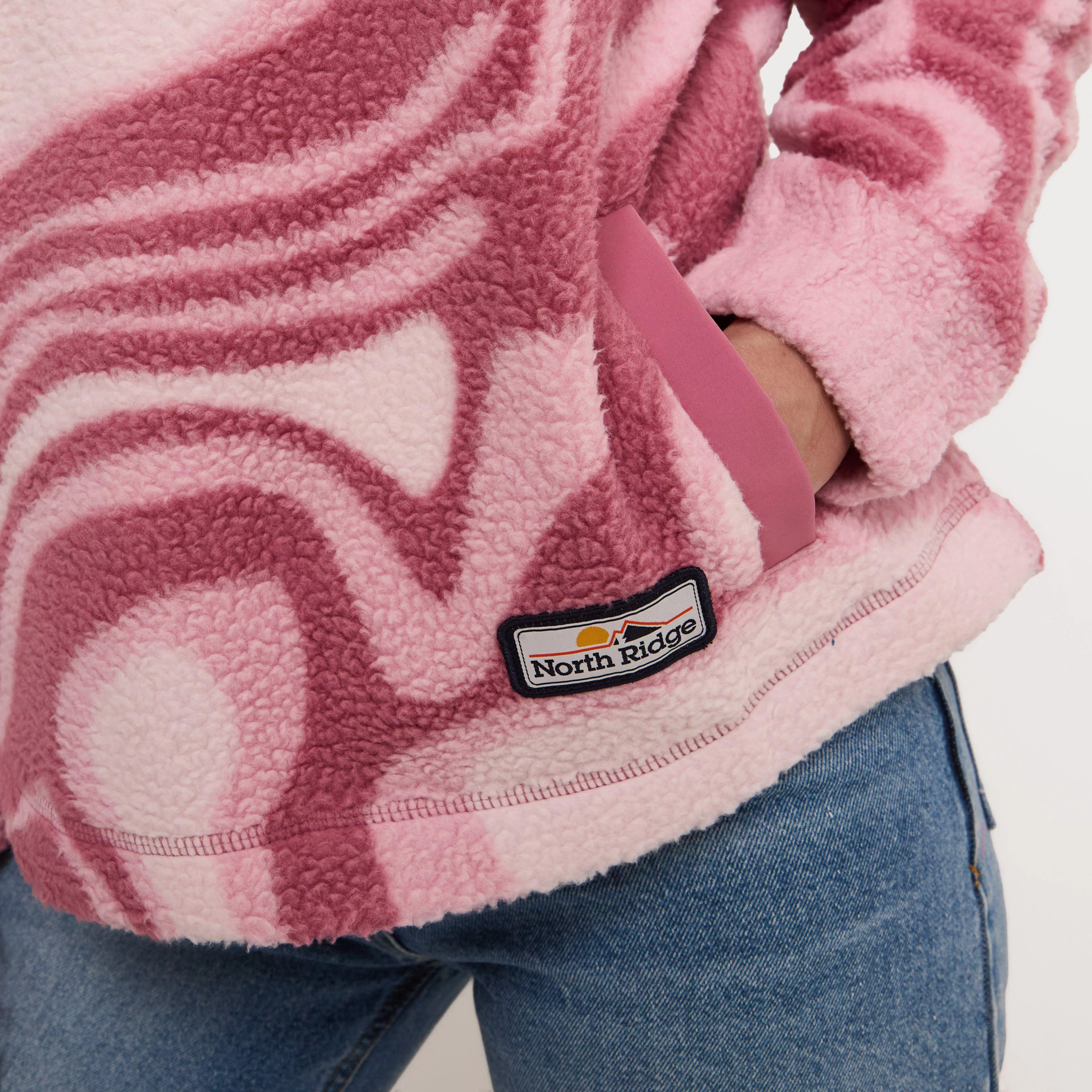 Women's Half Zip Scape Borg Fleece - Image 3