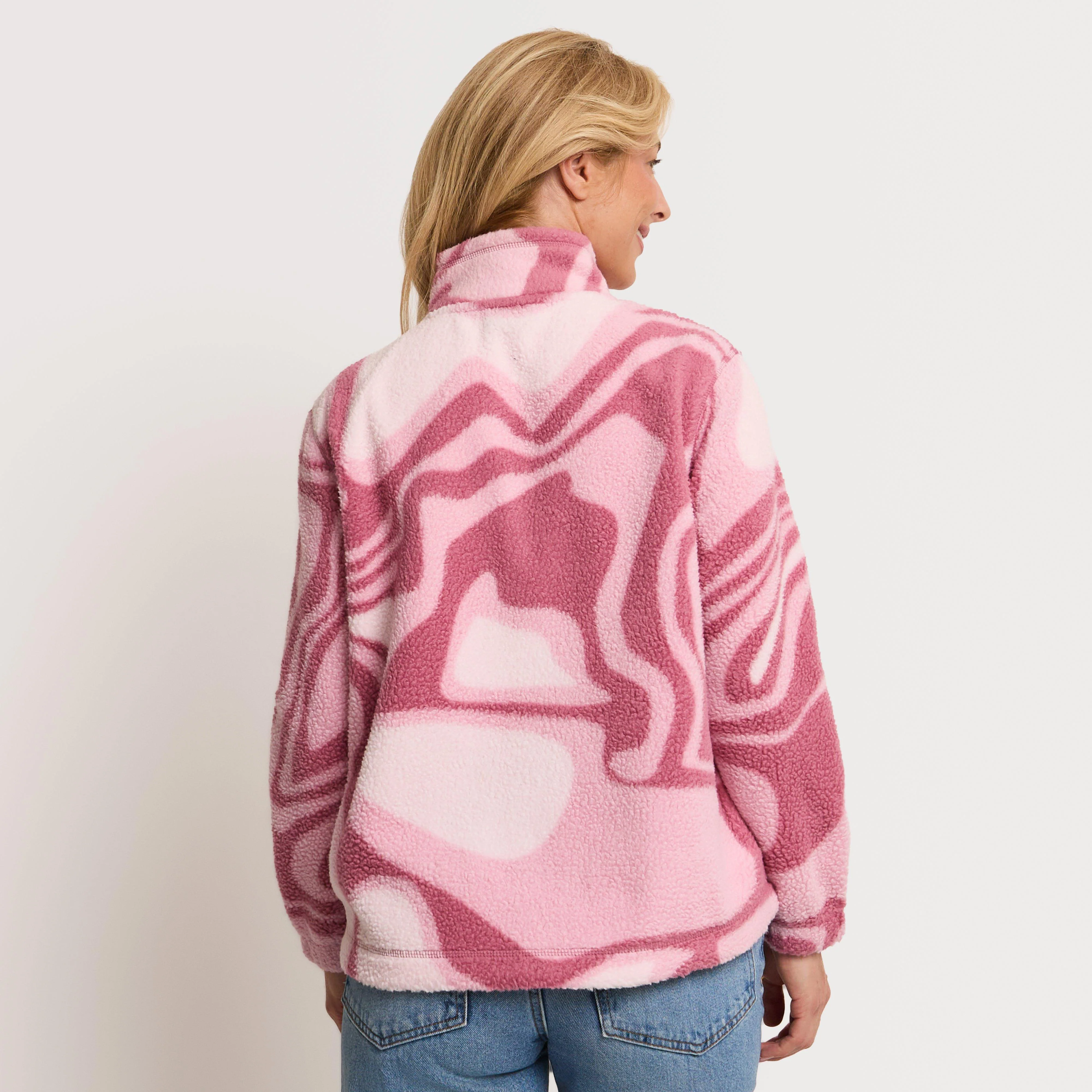 Women's Half Zip Scape Borg Fleece - Image 4