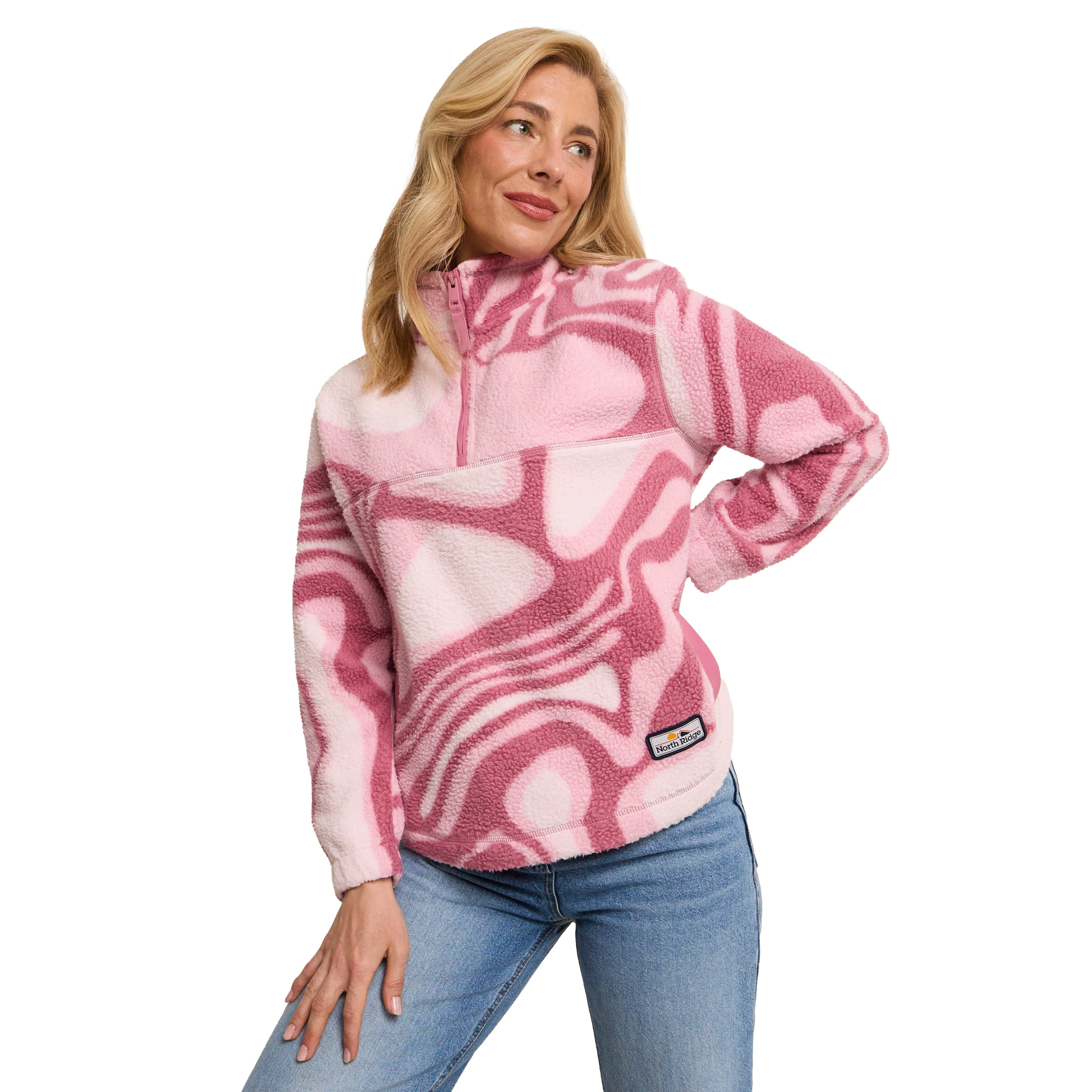 Women's Half Zip Scape Borg Fleece - Image 5