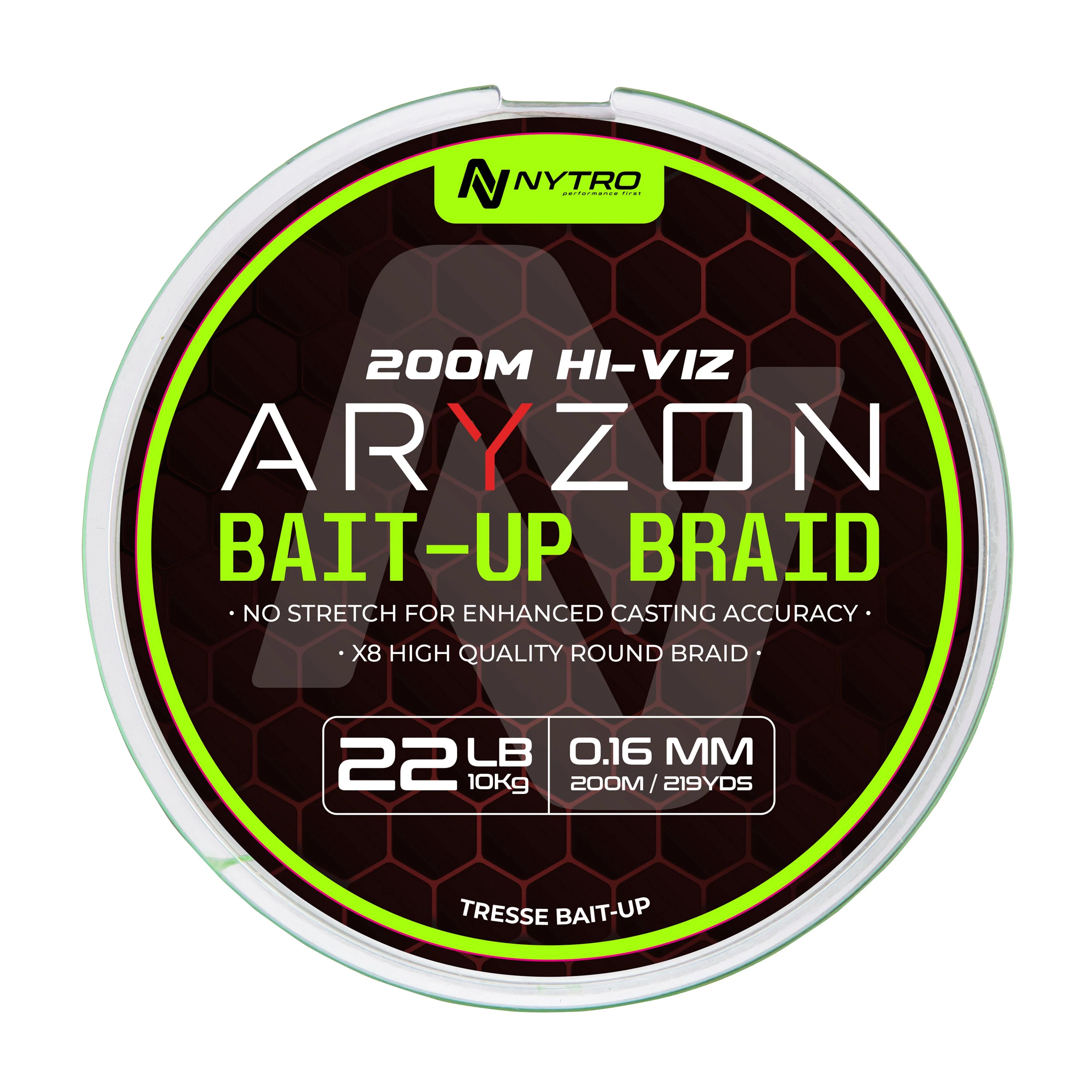 Nytro Aryzon Hiviz Bait-Up Braid 200m - Image 3