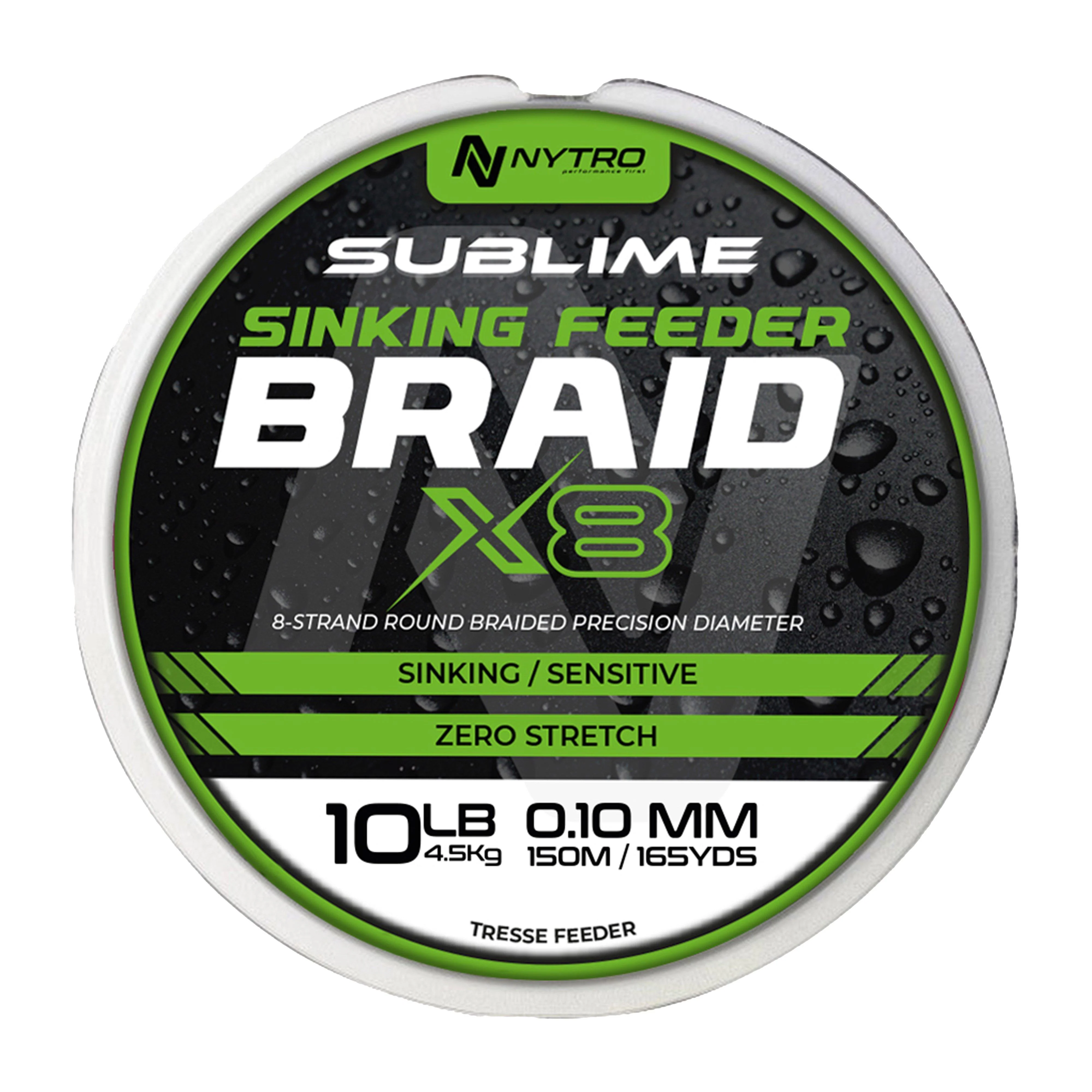 Sublime X8 Sinking Feeder Braid 150m - Image 2