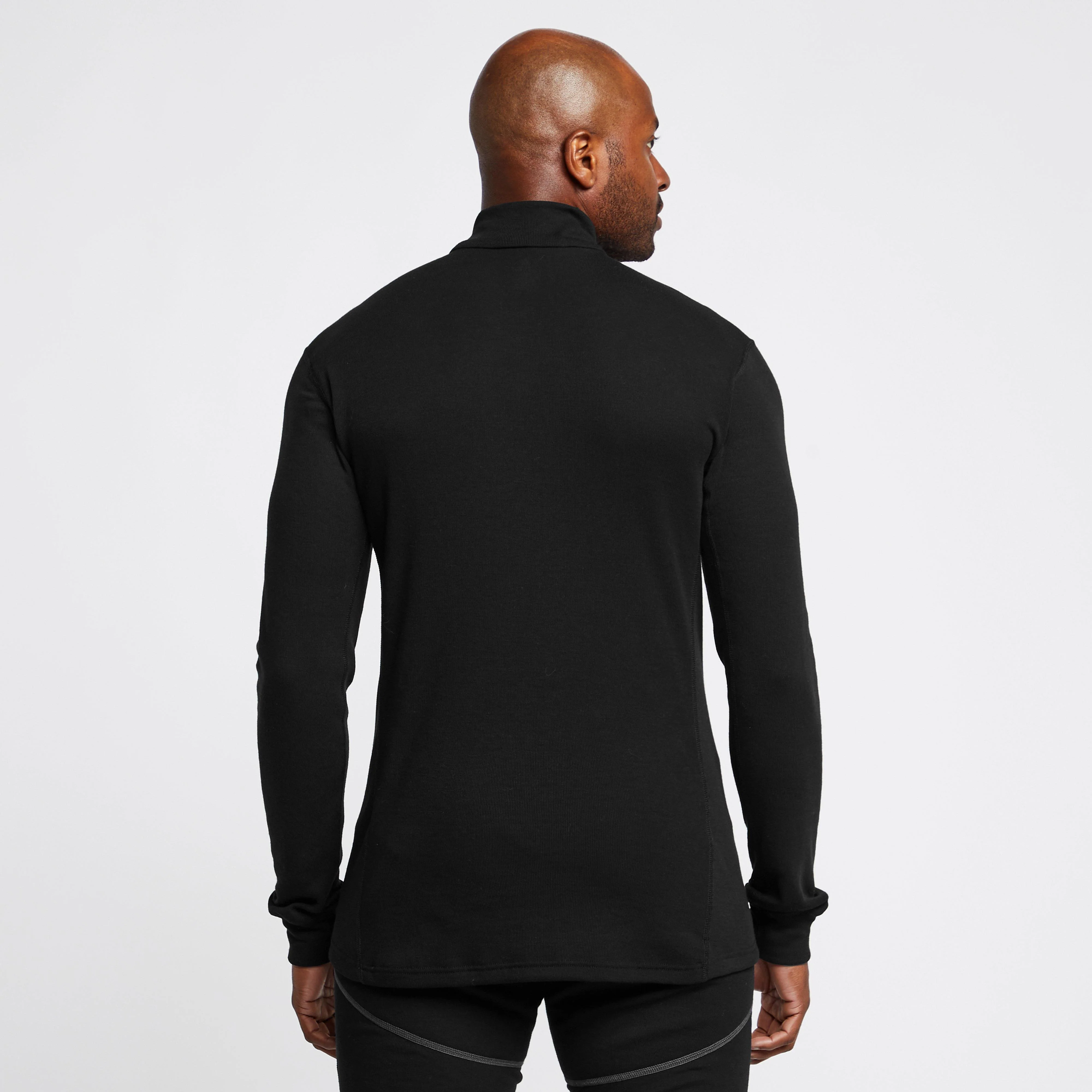 Men's Active Warm Long Sleeve Half Zip Baselayer Top - Image 2