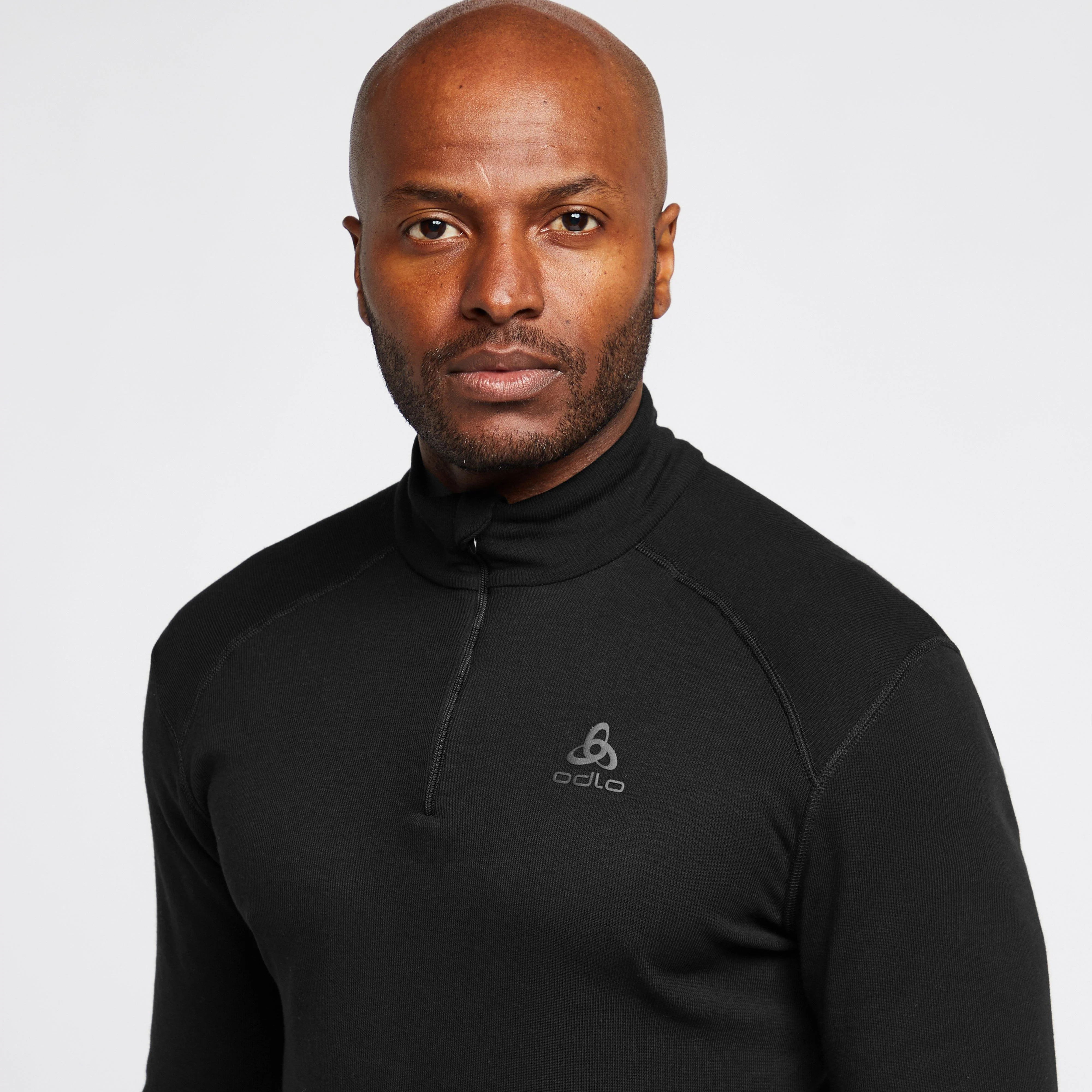 Men's Active Warm Long Sleeve Half Zip Baselayer Top - Image 4