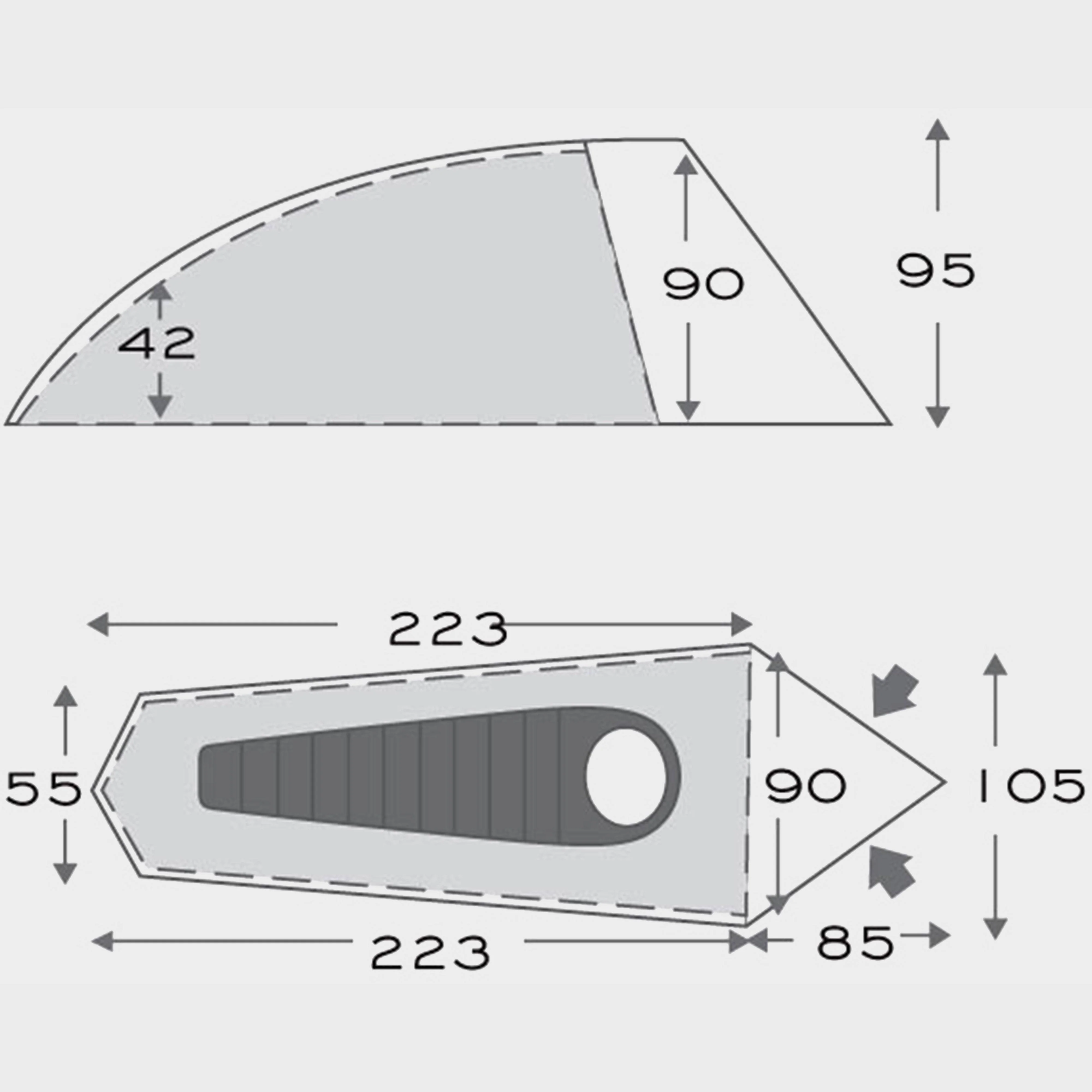 Lynx EV I 1 Person Backpacking Tent - Image 4