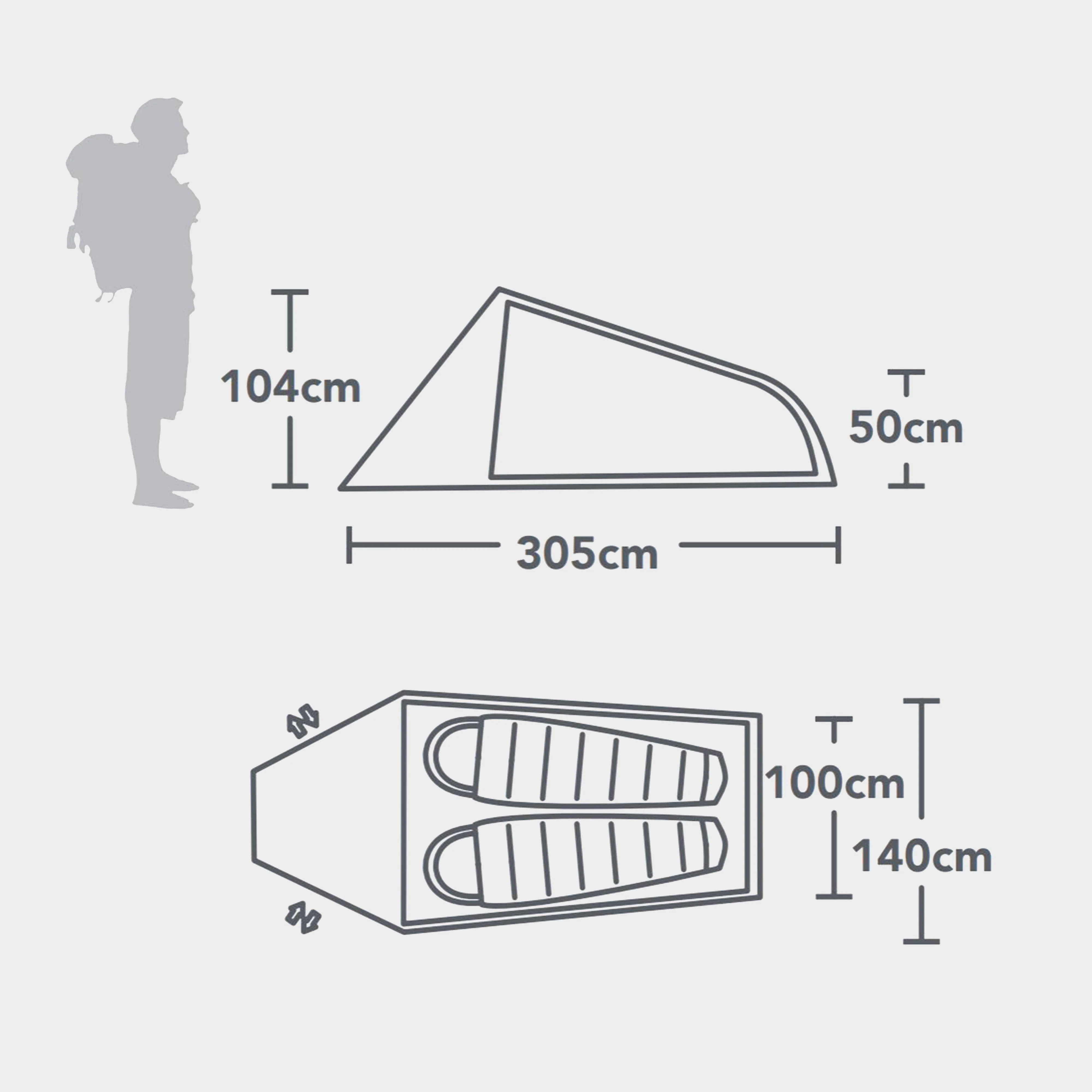 Refurbished Bandicoot II Ultralite Tent - Image 2