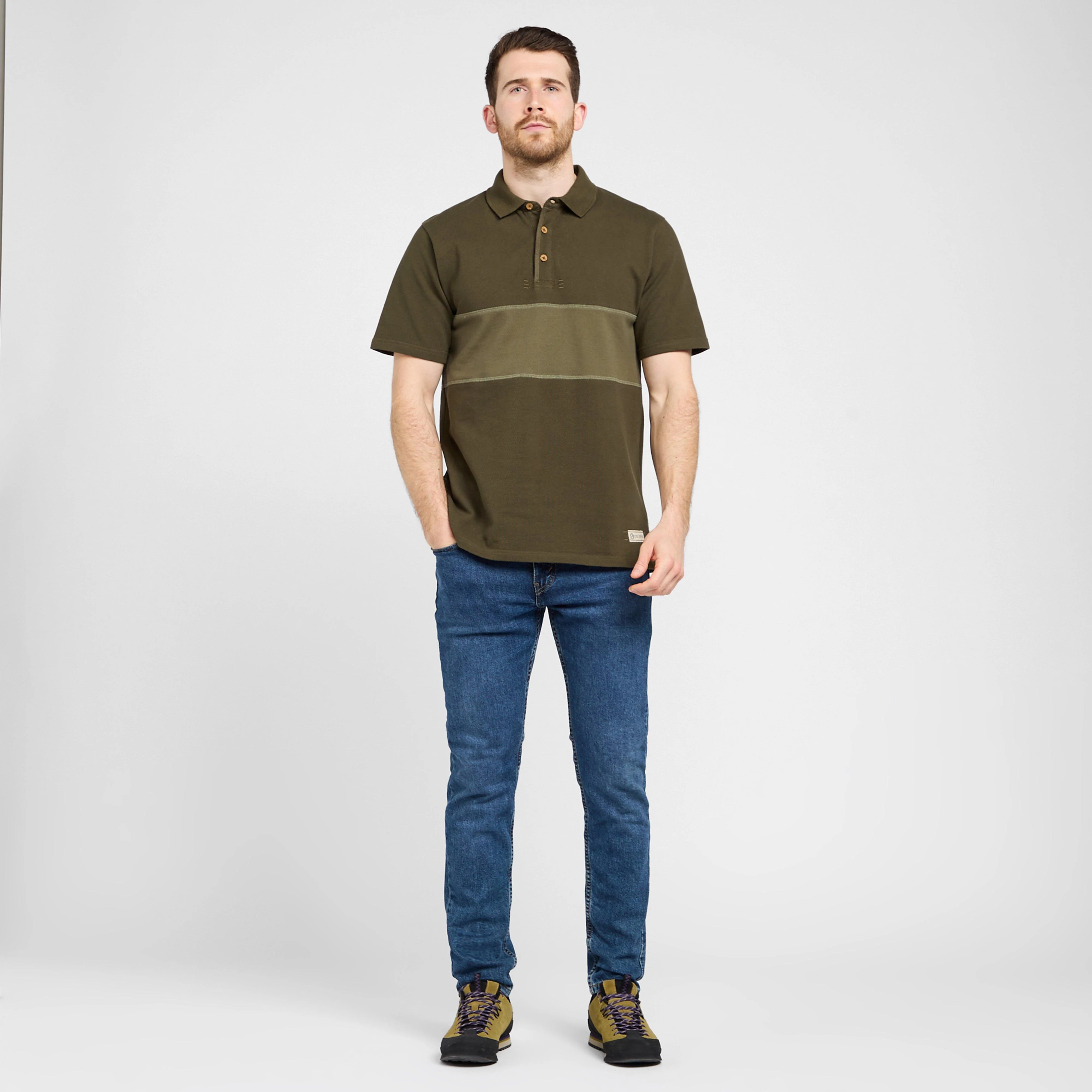 Men’s Combe Panel Polo Shirt - Image 3