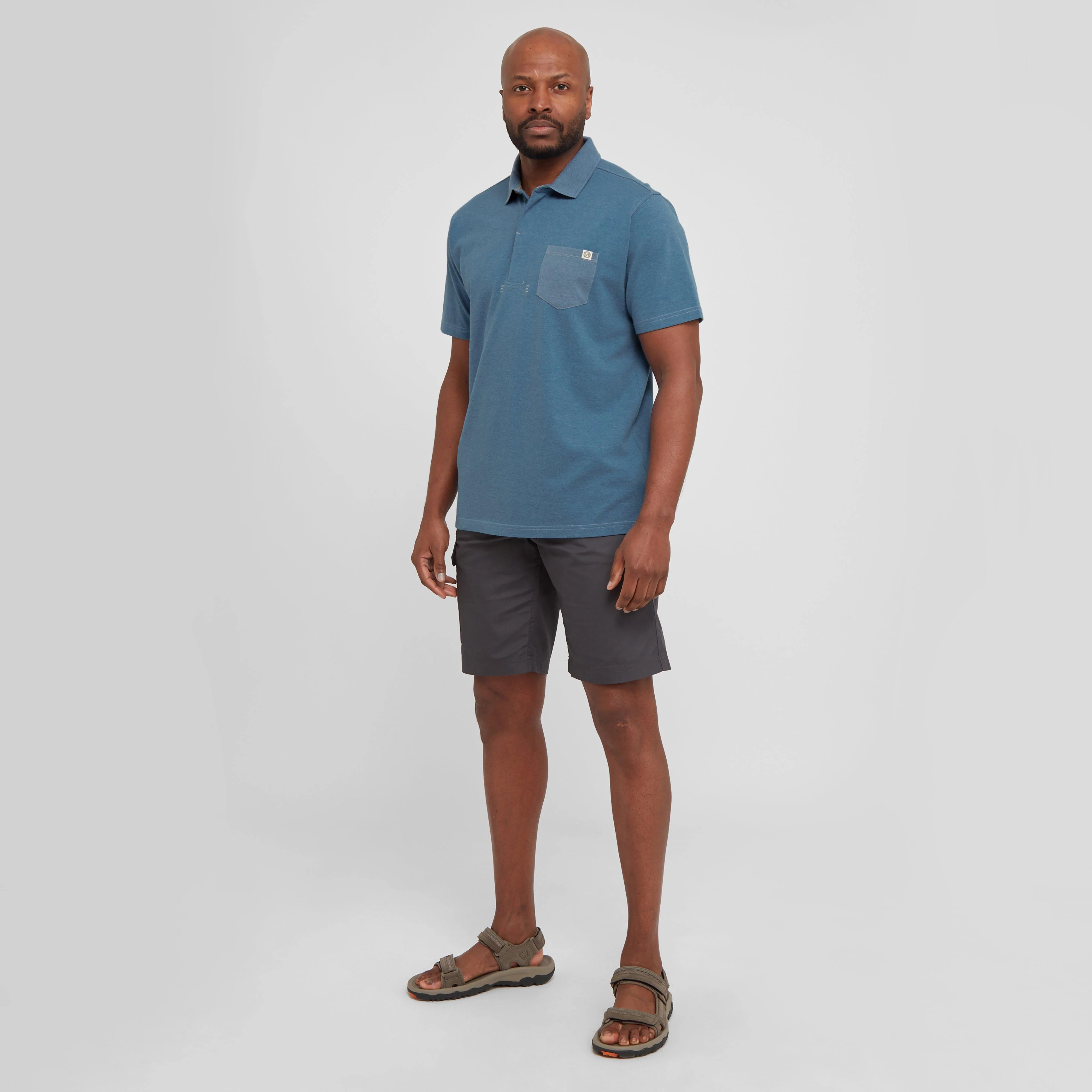 Men’s Marl Polo Shirt - Image 3
