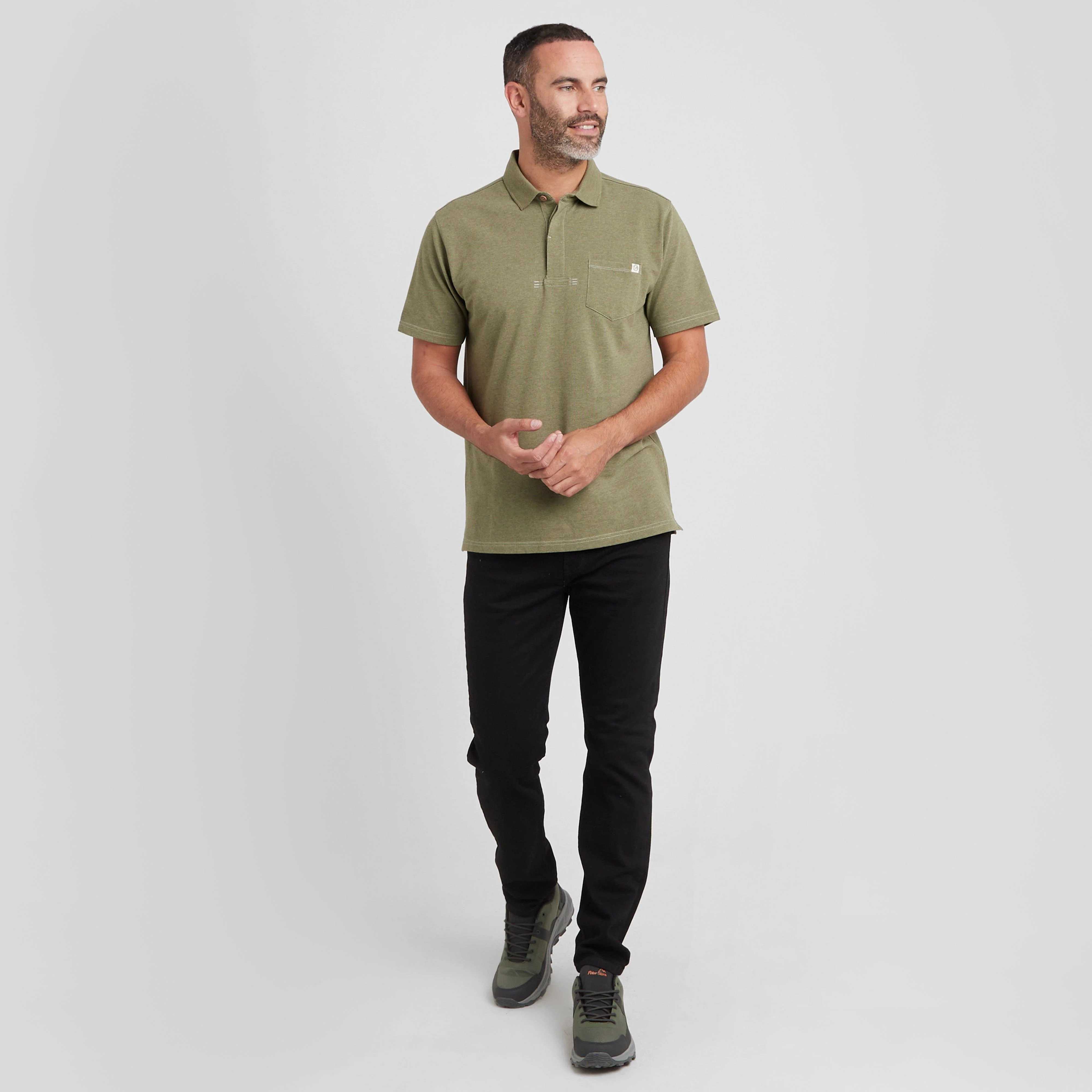 Men’s Marl Polo Shirt - Image 3