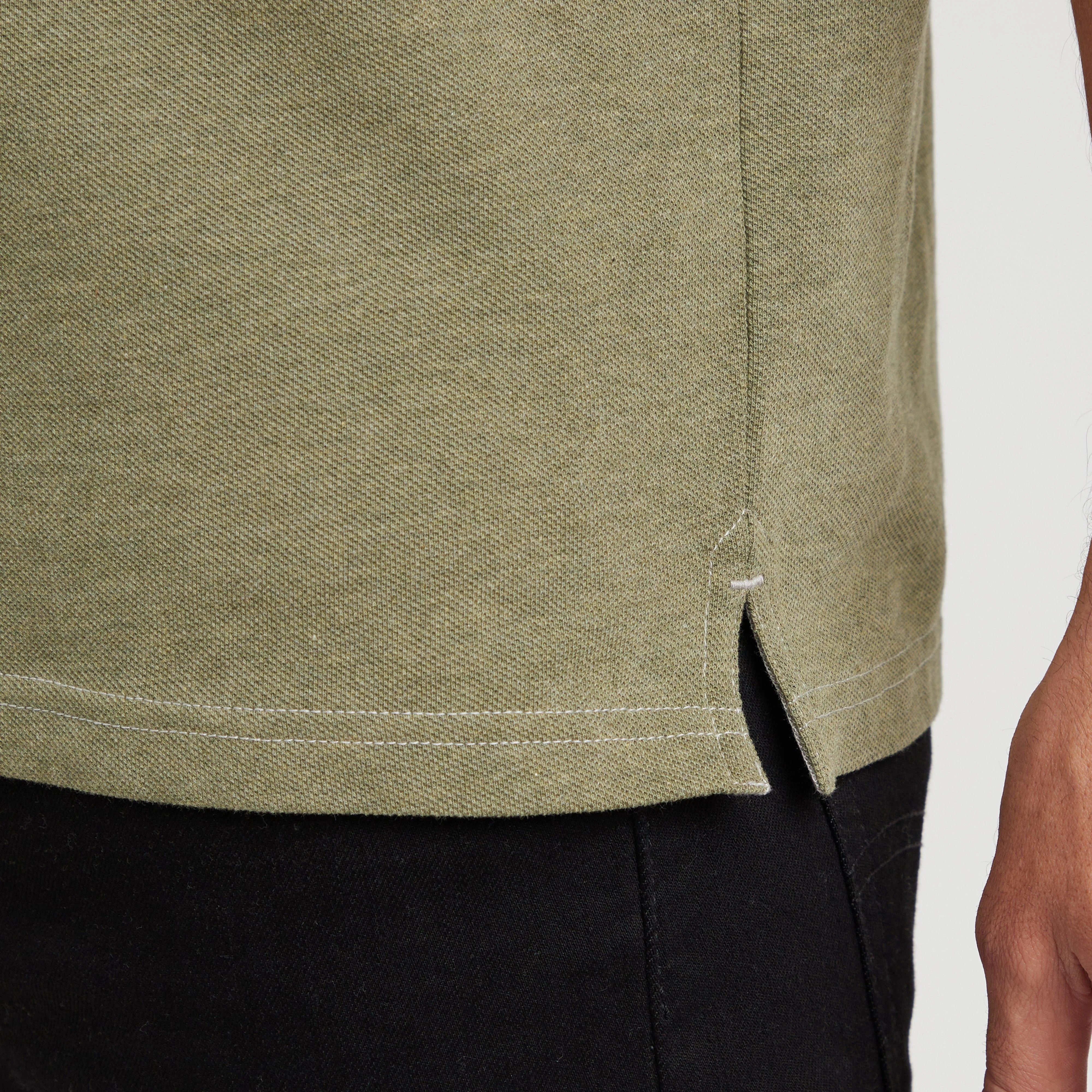 Men’s Marl Polo Shirt - Image 4
