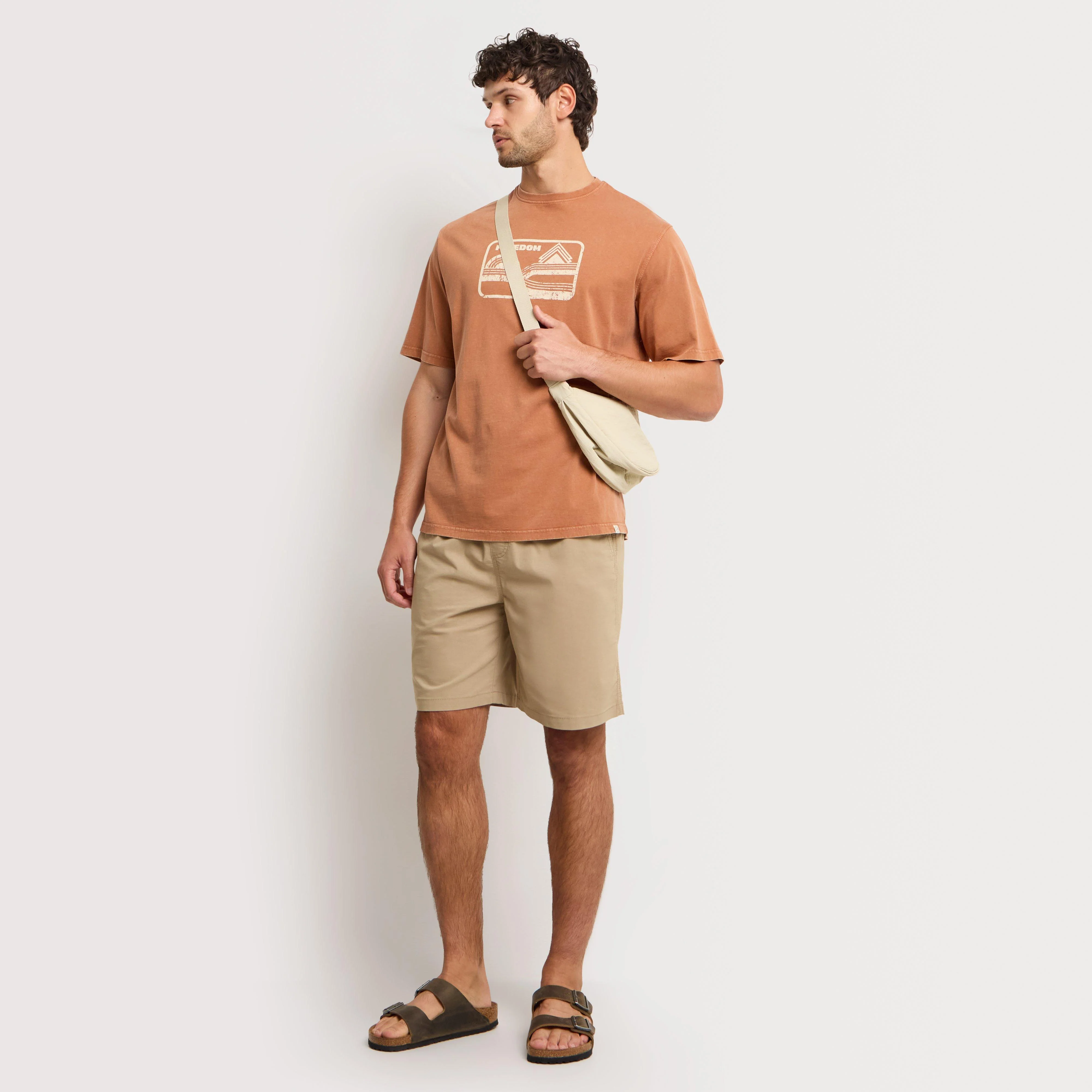 Men's Washed Freedom T-Shirt - Image 2