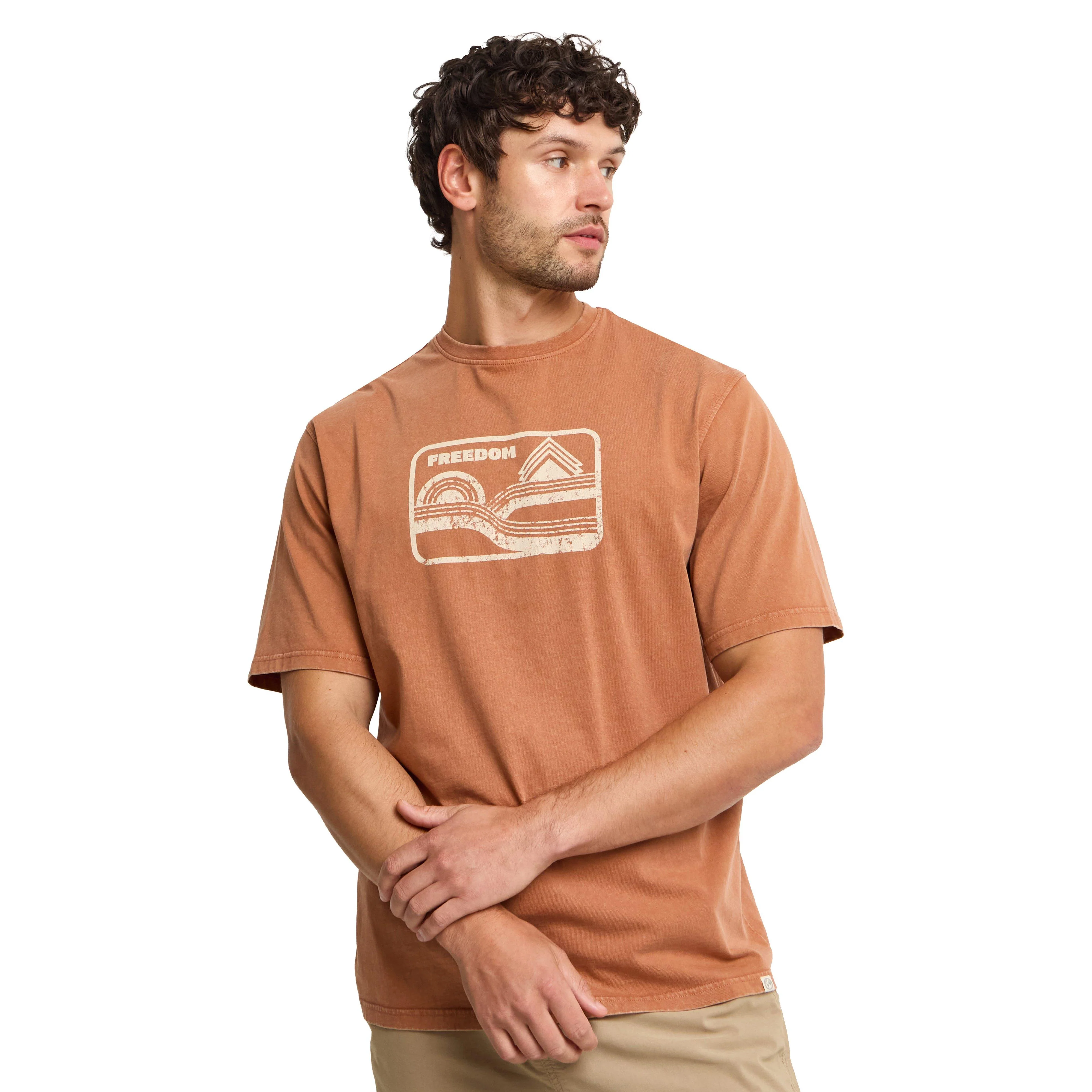 Men's Washed Freedom T-Shirt - Image 5