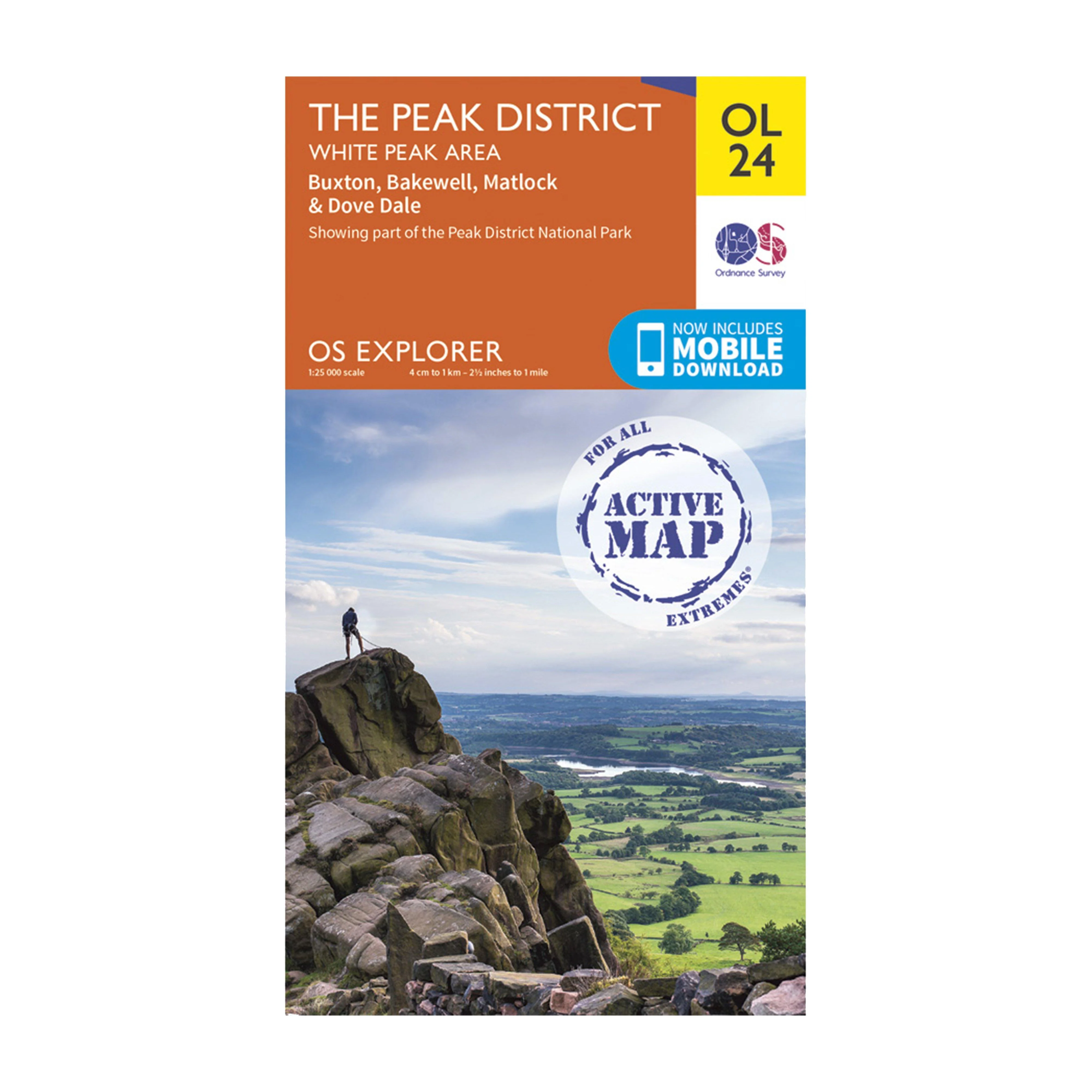 Active Explorer OL 24 The Peak District (White Peak Area) Map - Image 5