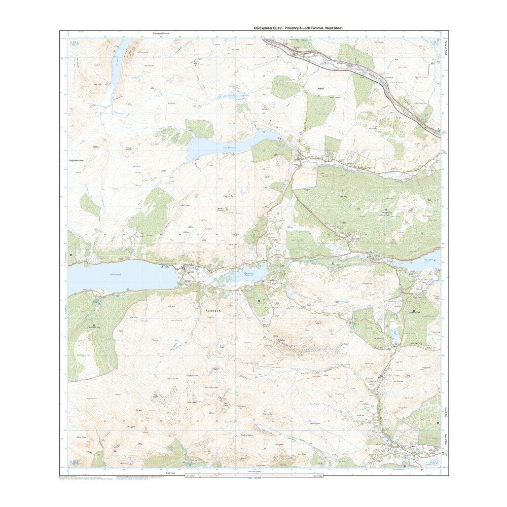 Active Explorer OL 49 Pitlochry & Loch Tummel Map - Image 4