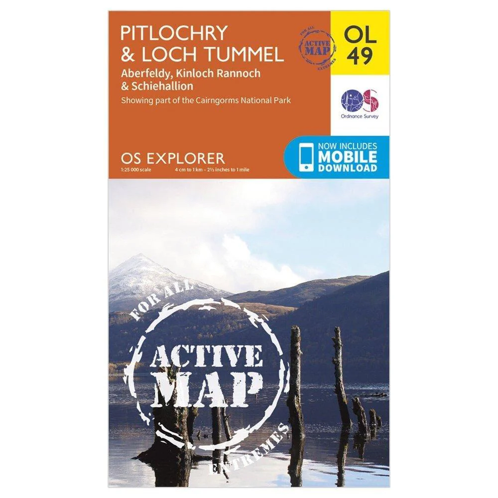 Active Explorer OL 49 Pitlochry & Loch Tummel Map - Image 5