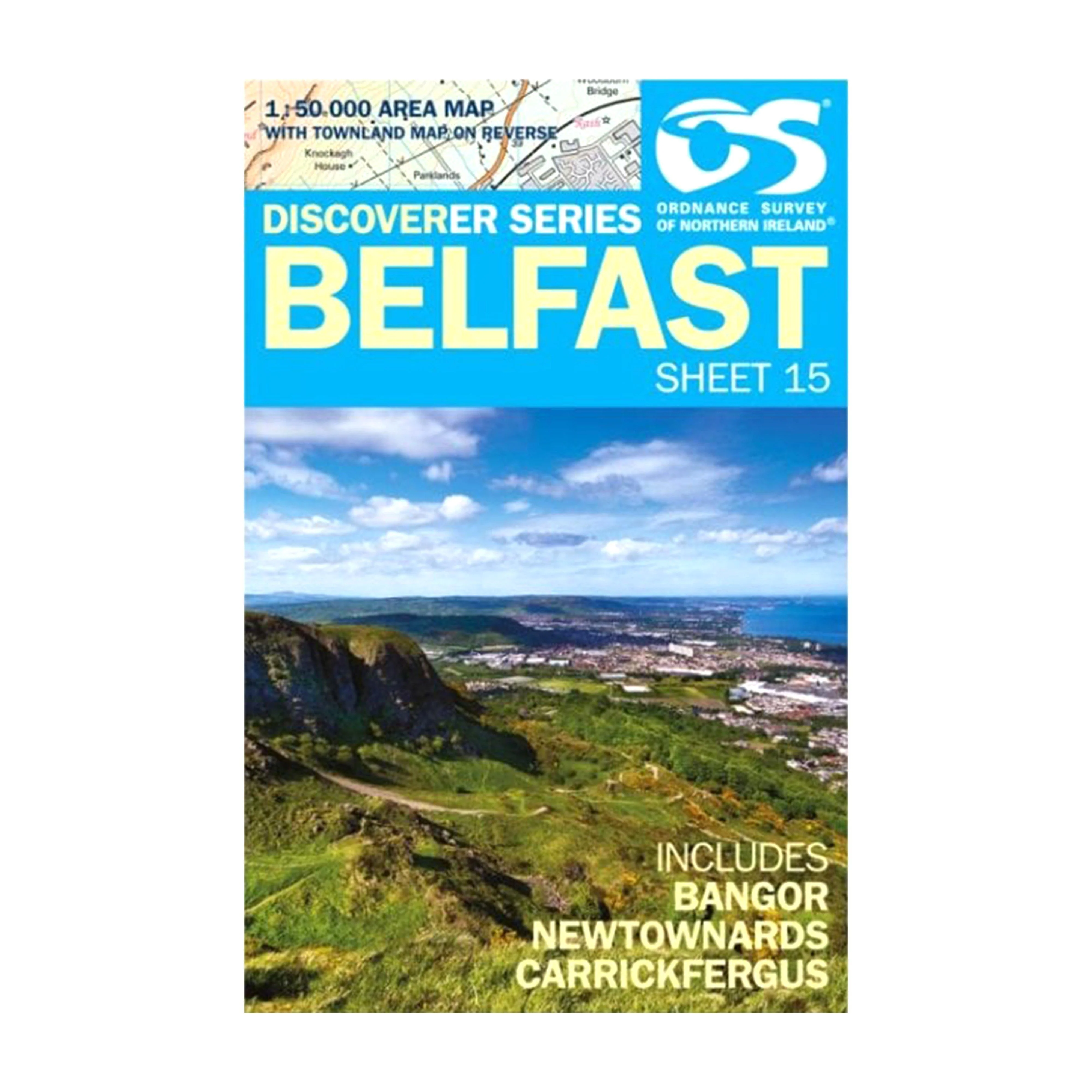 Discoverer Series 15 – Belfast 1:50000 Map - Image 2