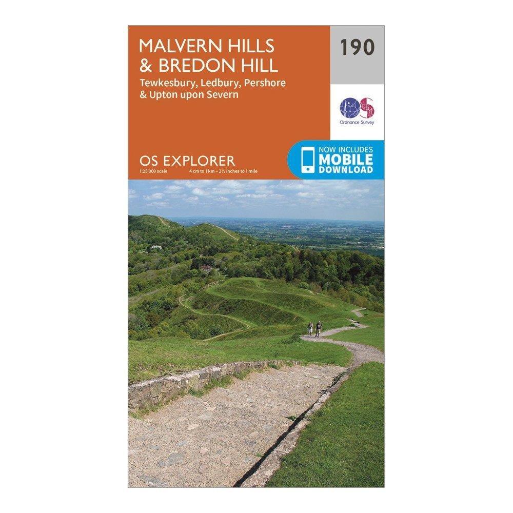 EXP 190 Malvern Hills & Bredon Hill Map With Digital Version - Image 4