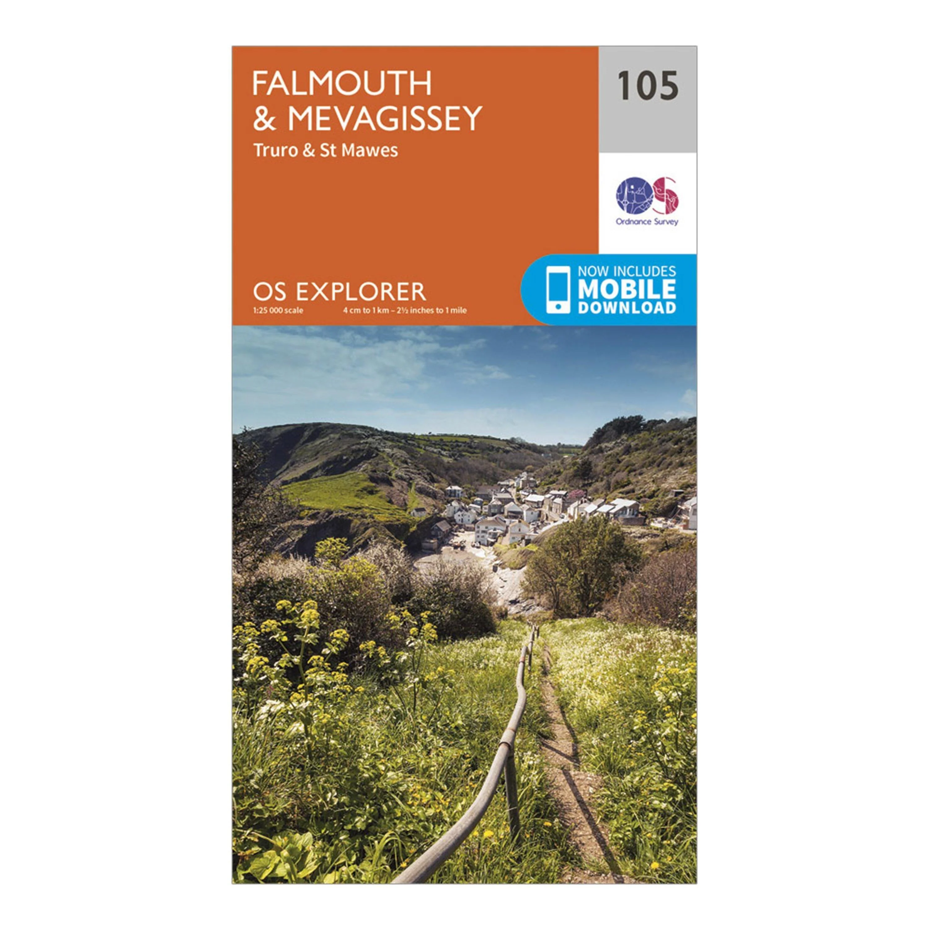 Explorer 105 Falmouth & Mevagissey Map With Digital Version - Image 4